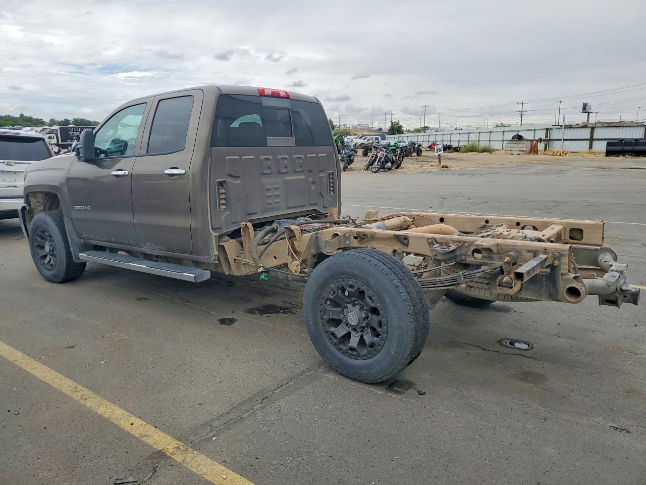 2015 Chevrolet Silverado K3500 Ltz Tan vin: 1GC5K0E88FZ115934