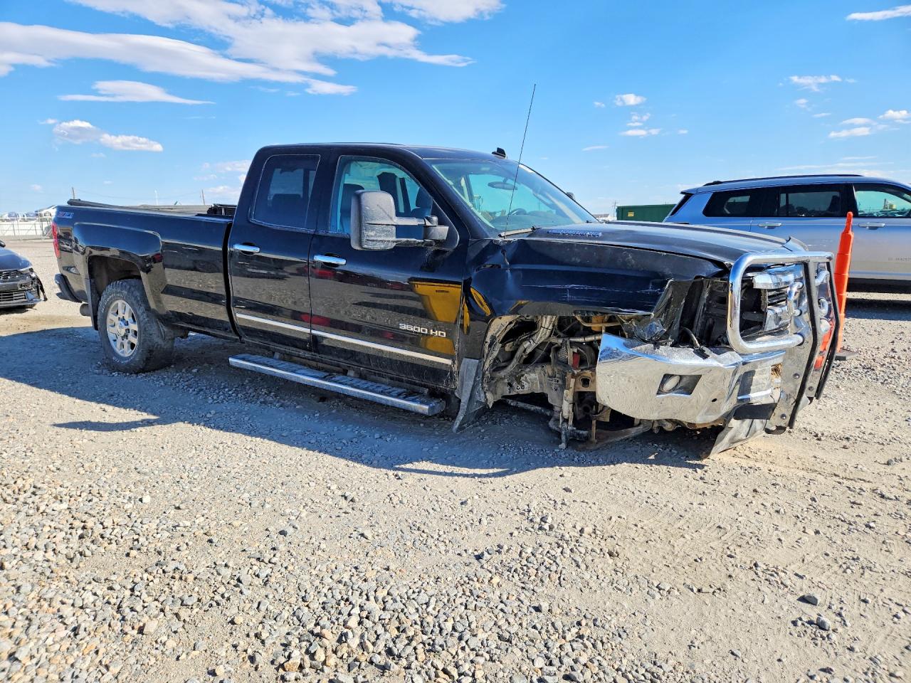 2015 Chevrolet Silverado K3500 Ltz Black vin: 1GC5K0E8XFZ112176