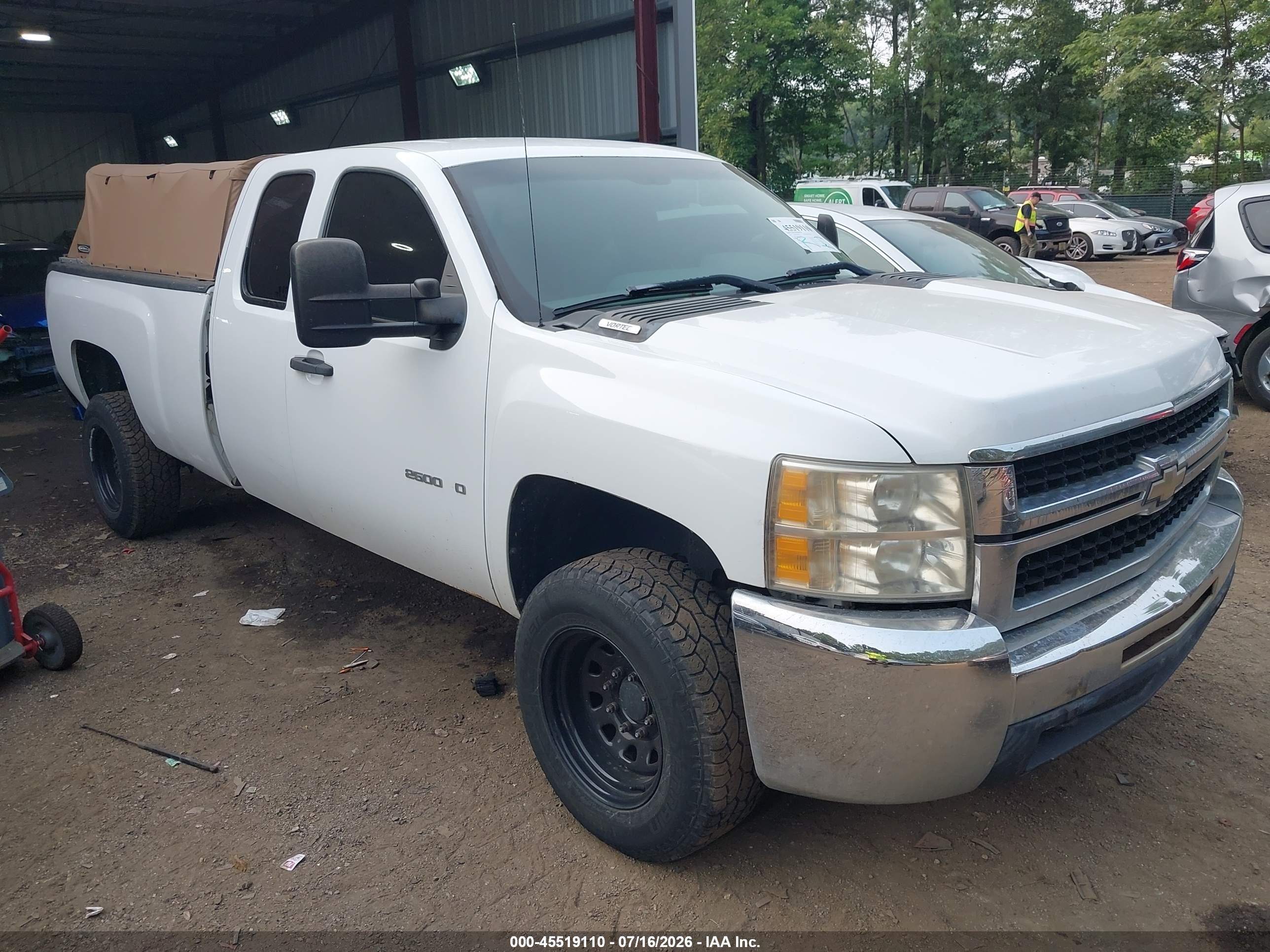 2010 Chevrolet Silverado 2500hd Work Truck White vin: 1GC5KVBG7AZ218246