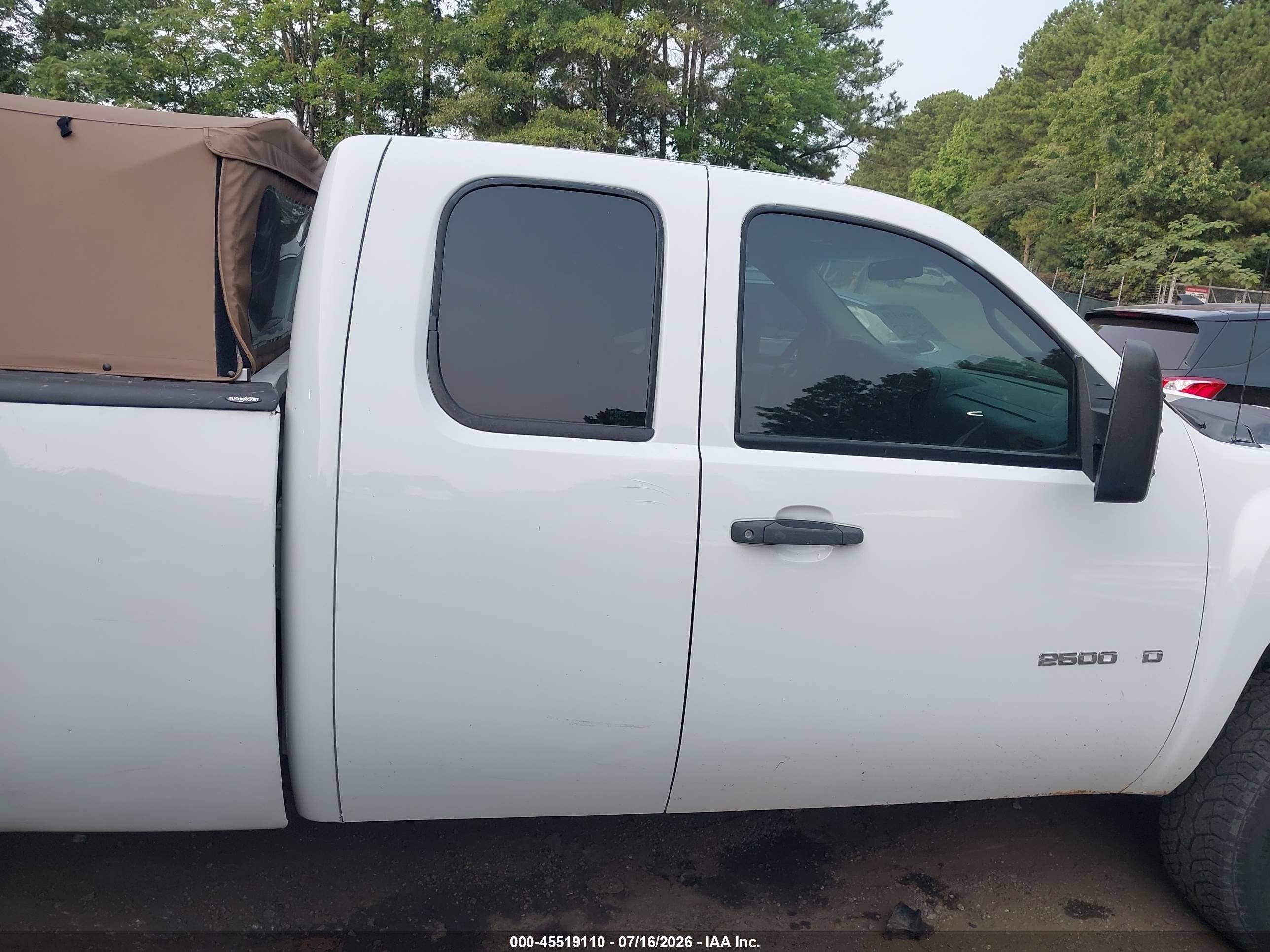 2010 Chevrolet Silverado 2500hd Work Truck White vin: 1GC5KVBG7AZ218246