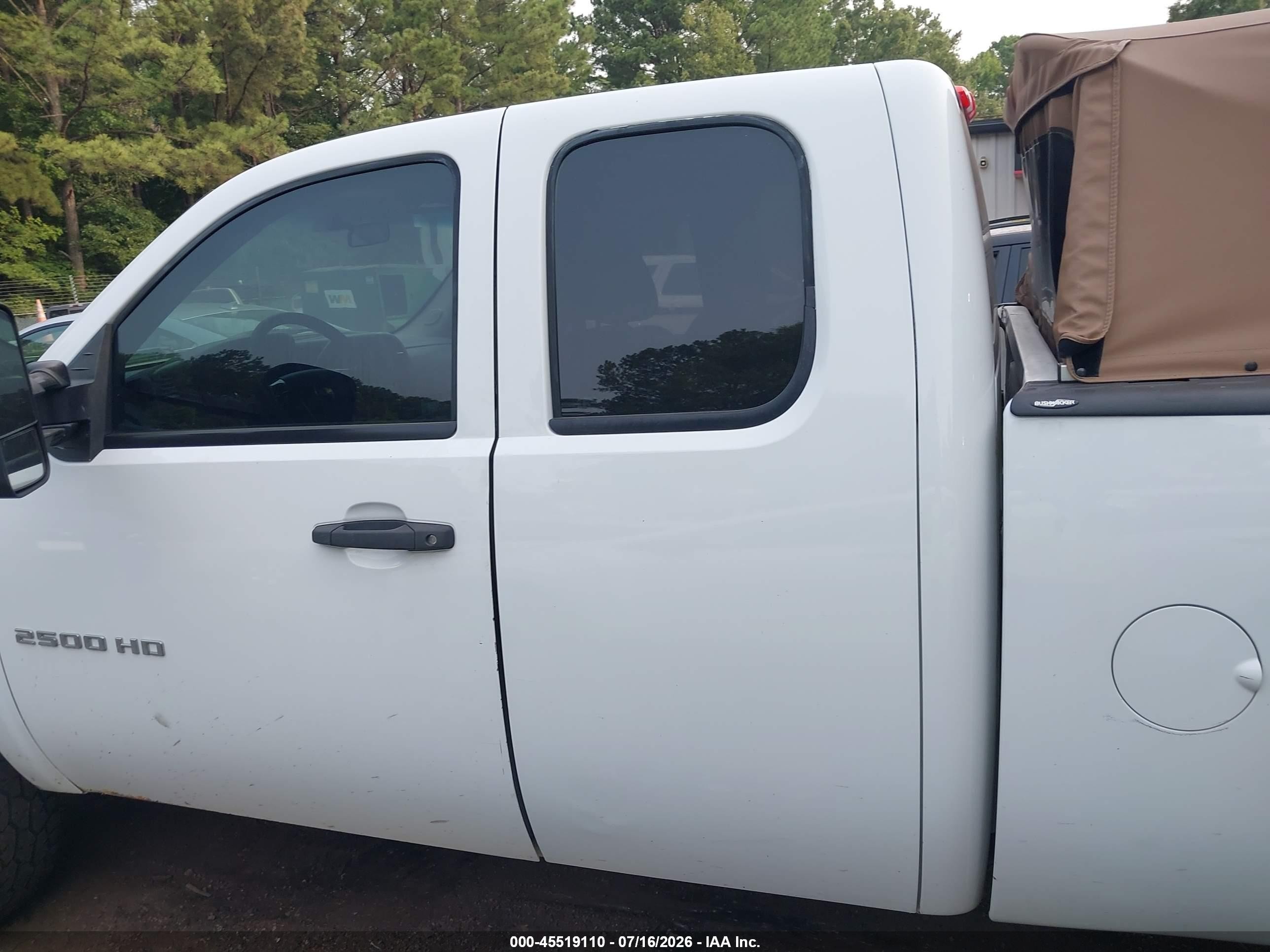 2010 Chevrolet Silverado 2500hd Work Truck White vin: 1GC5KVBG7AZ218246