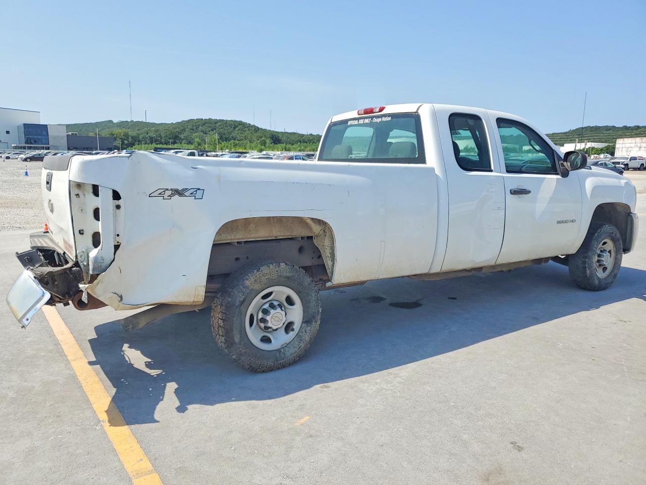 2010 Chevrolet Silverado K2500 Heavy Duty White vin: 1GC5KVBG9AZ251653
