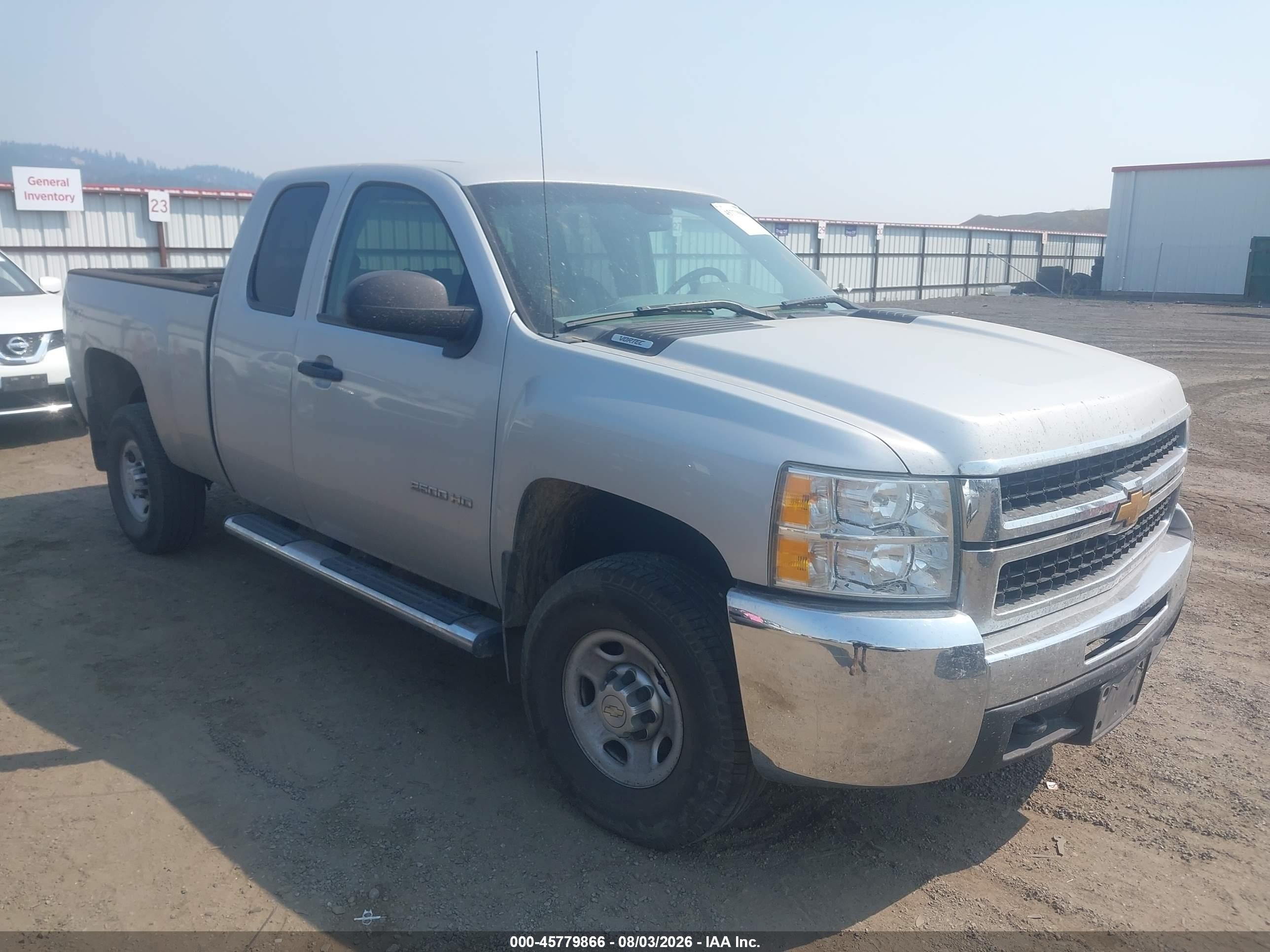 2010 Chevrolet Silverado 2500hd Work Truck Silver vin: 1GC5KVBGXAZ172637