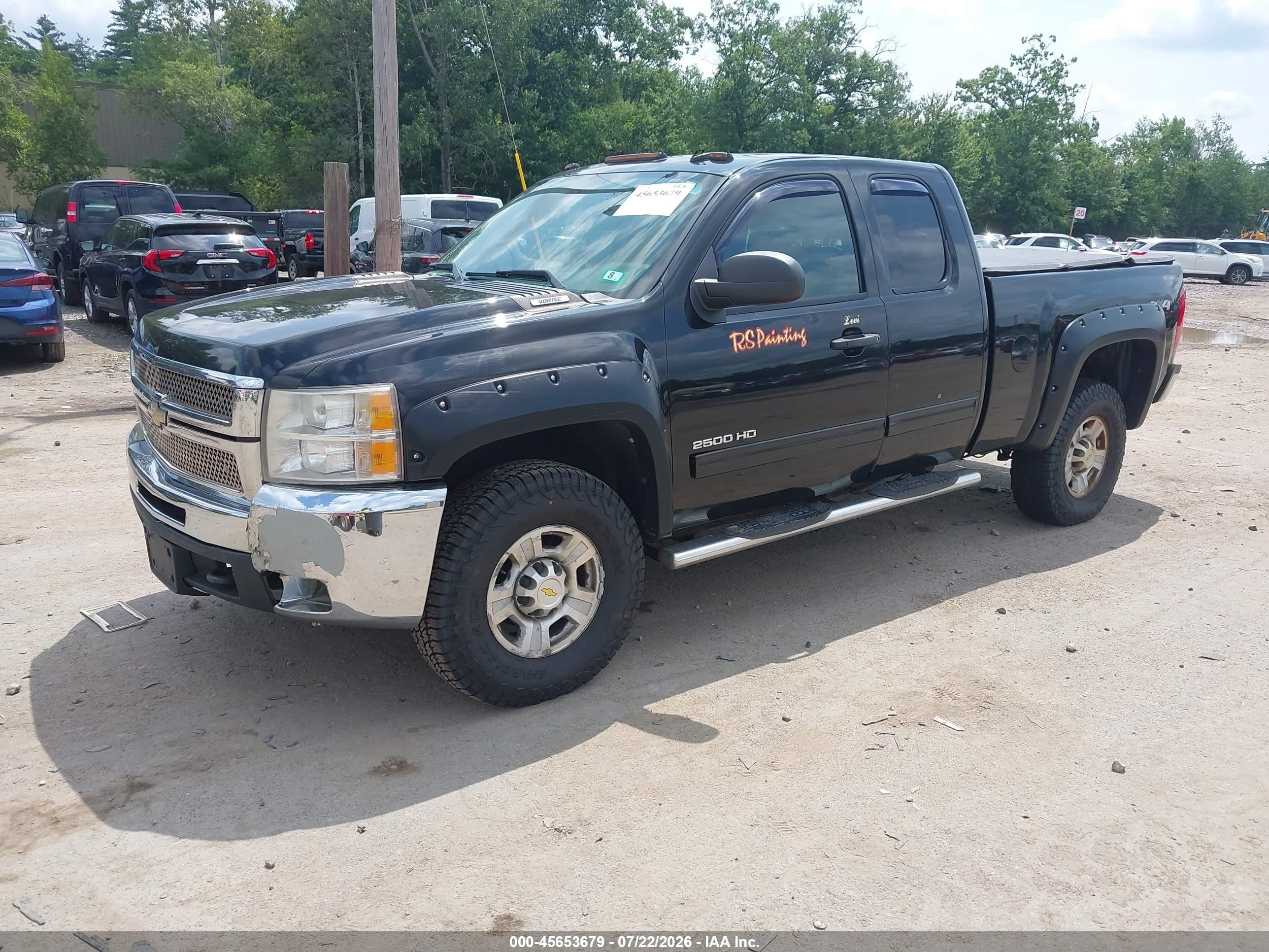 2010 Chevrolet Silverado 2500hd Lt Black vin: 1GC5KXBG8AZ258542