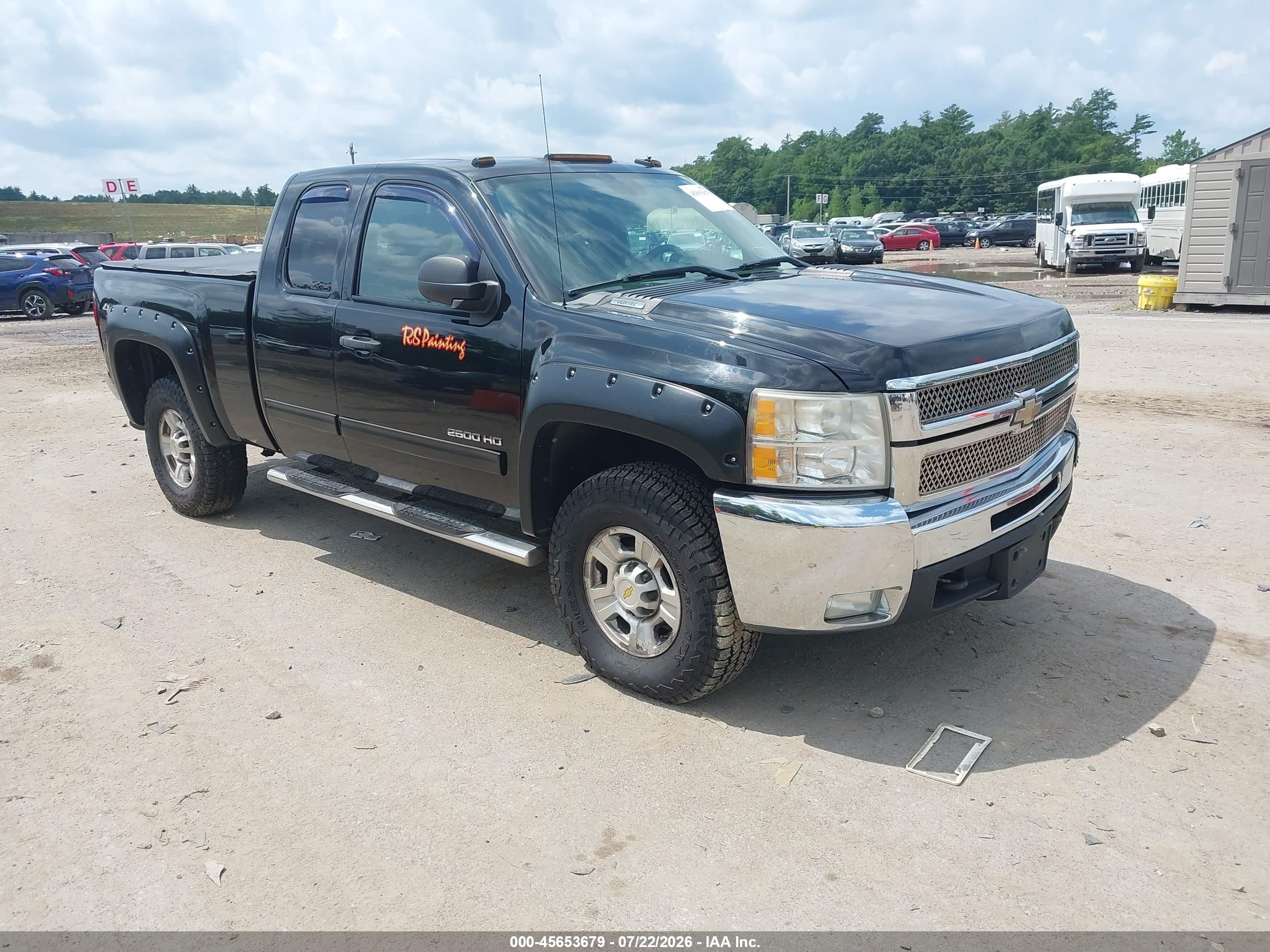 2010 Chevrolet Silverado 2500hd Lt Black vin: 1GC5KXBG8AZ258542