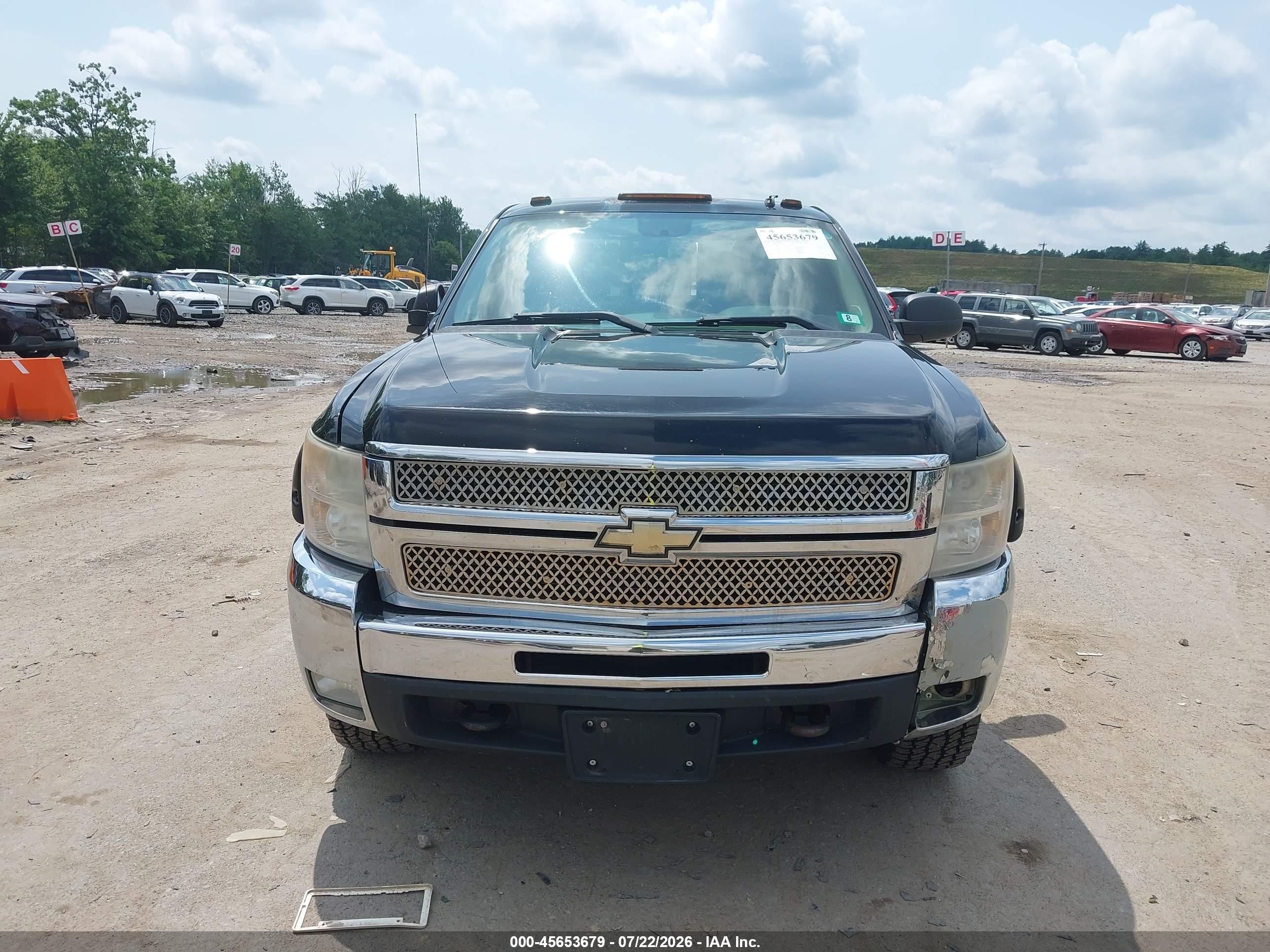 2010 Chevrolet Silverado 2500hd Lt Black vin: 1GC5KXBG8AZ258542