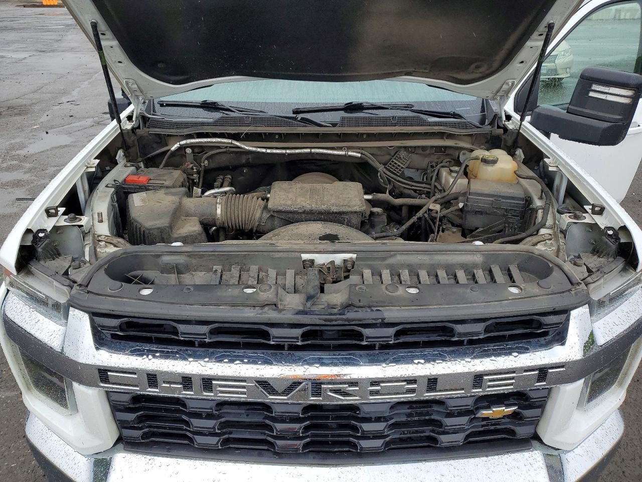2021 Chevrolet Silverado K2500 Heavy Duty Lt White vin: 1GC5YNE74MF226935