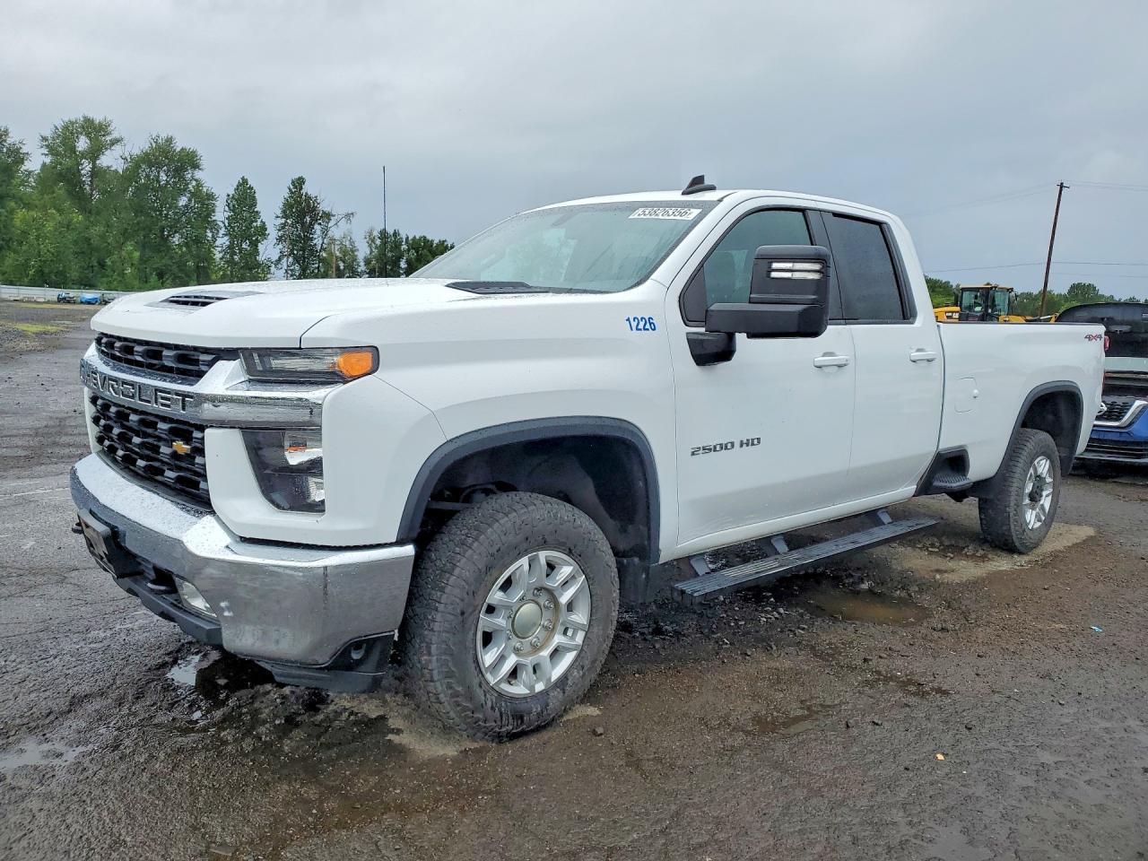 2021 Chevrolet Silverado K2500 Heavy Duty Lt White vin: 1GC5YNE74MF226935