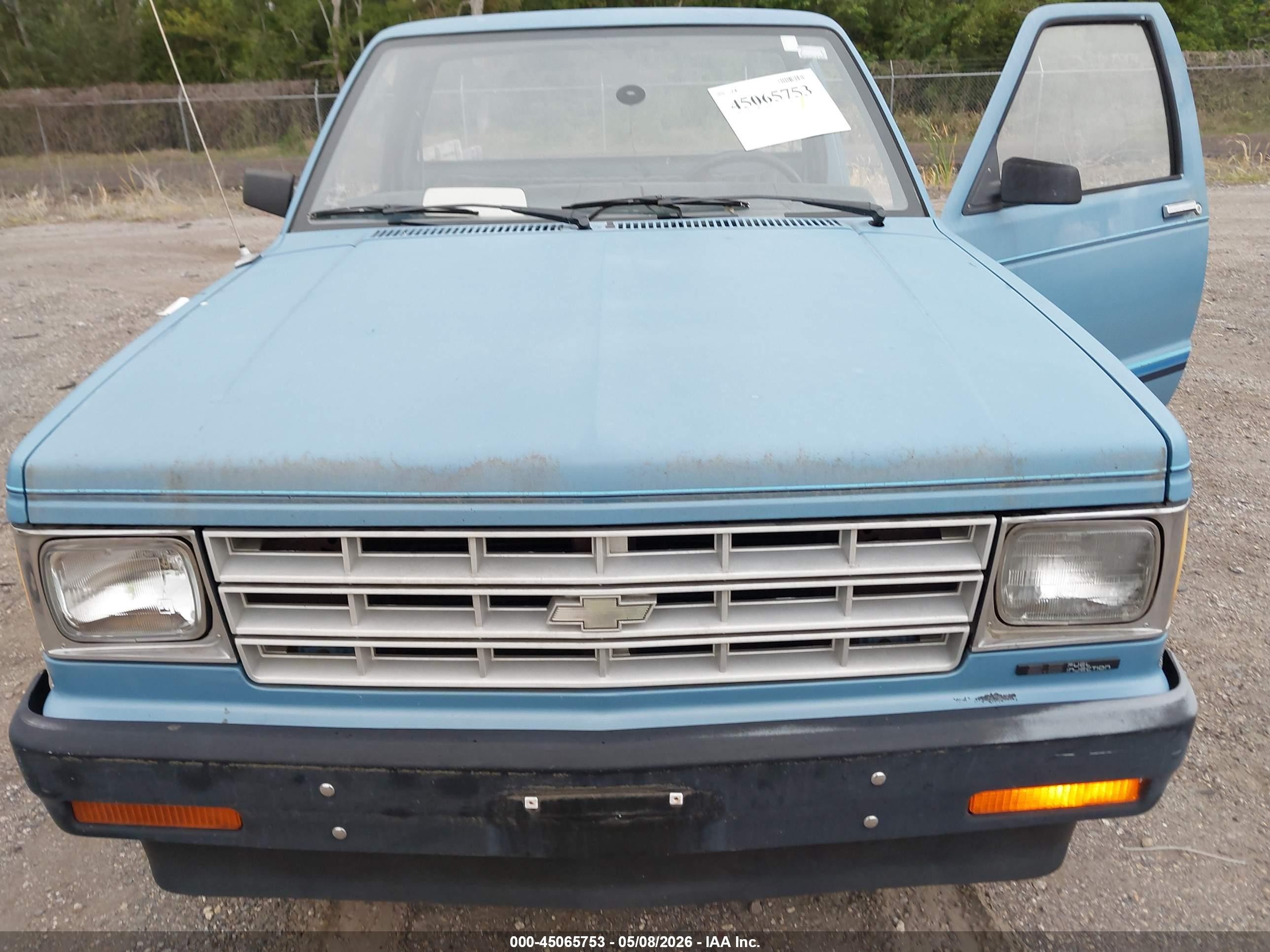 1985 Chevrolet S Truck S10 Blue vin: 1GCBS14E2F2228562