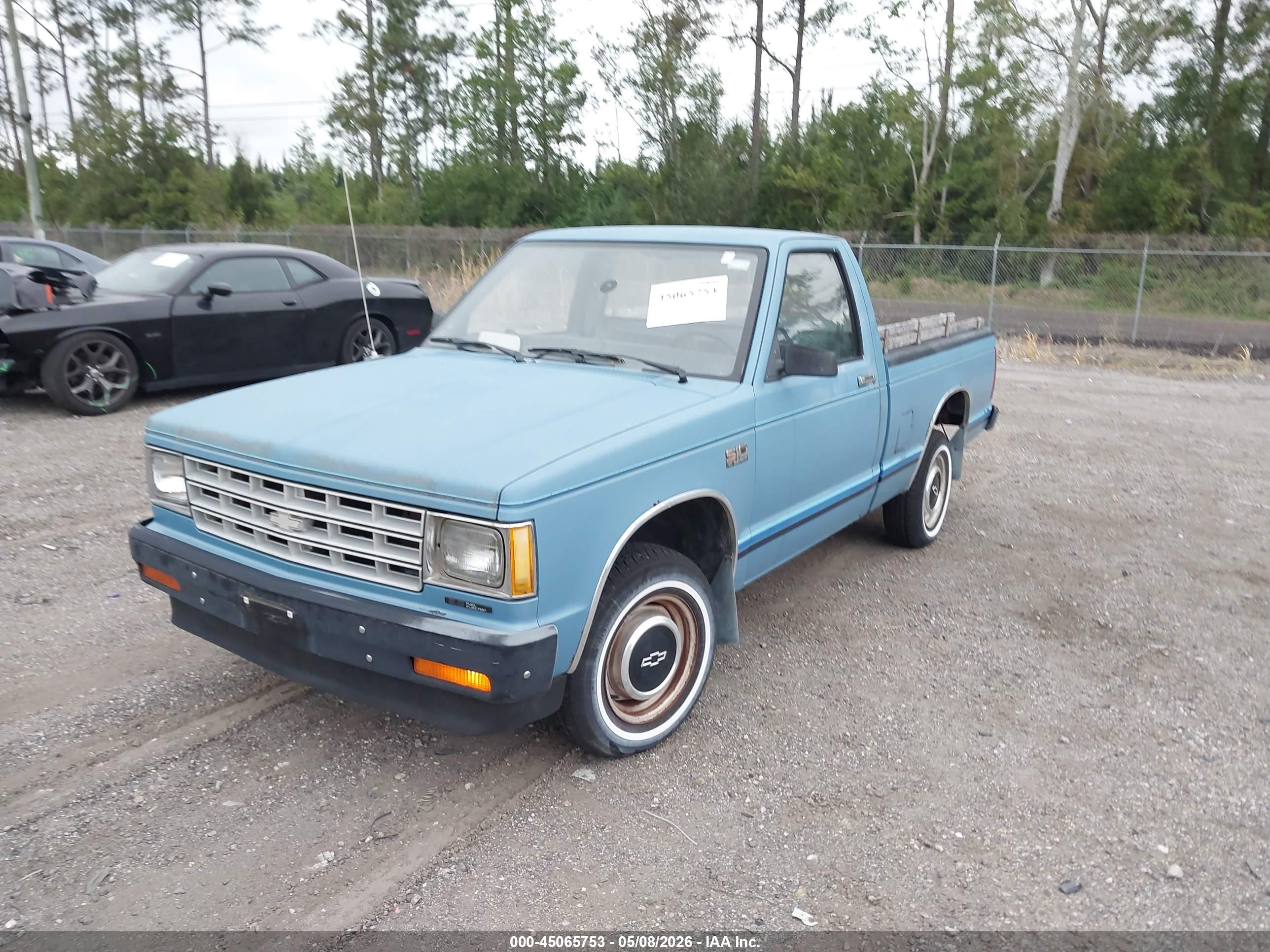 1985 Chevrolet S Truck S10 Blue vin: 1GCBS14E2F2228562
