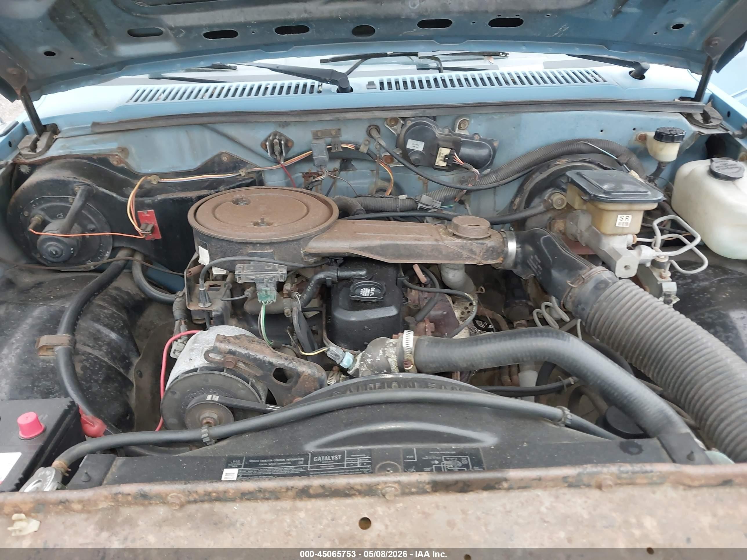 1985 Chevrolet S Truck S10 Blue vin: 1GCBS14E2F2228562