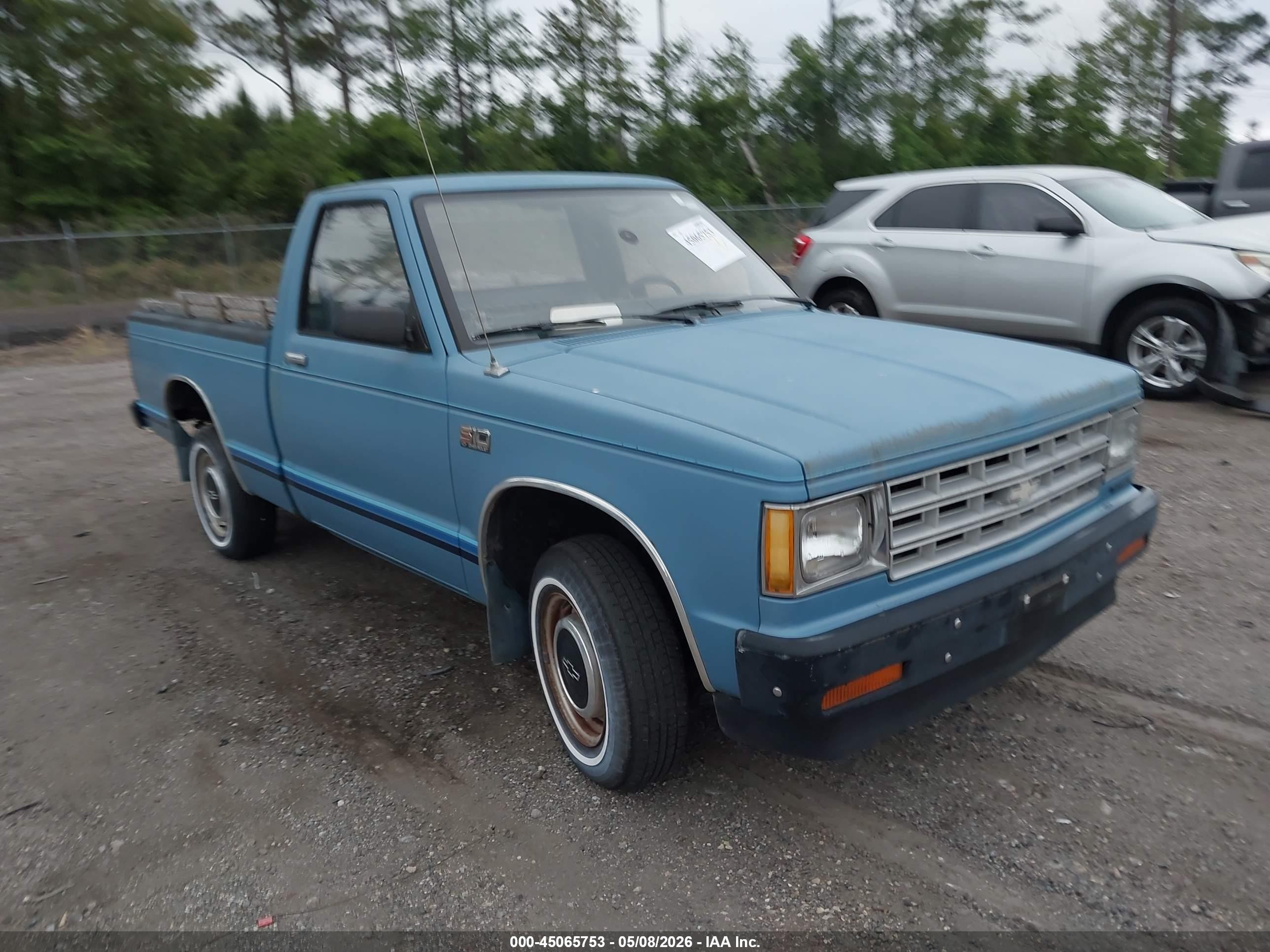 1985 Chevrolet S Truck S10 Blue vin: 1GCBS14E2F2228562