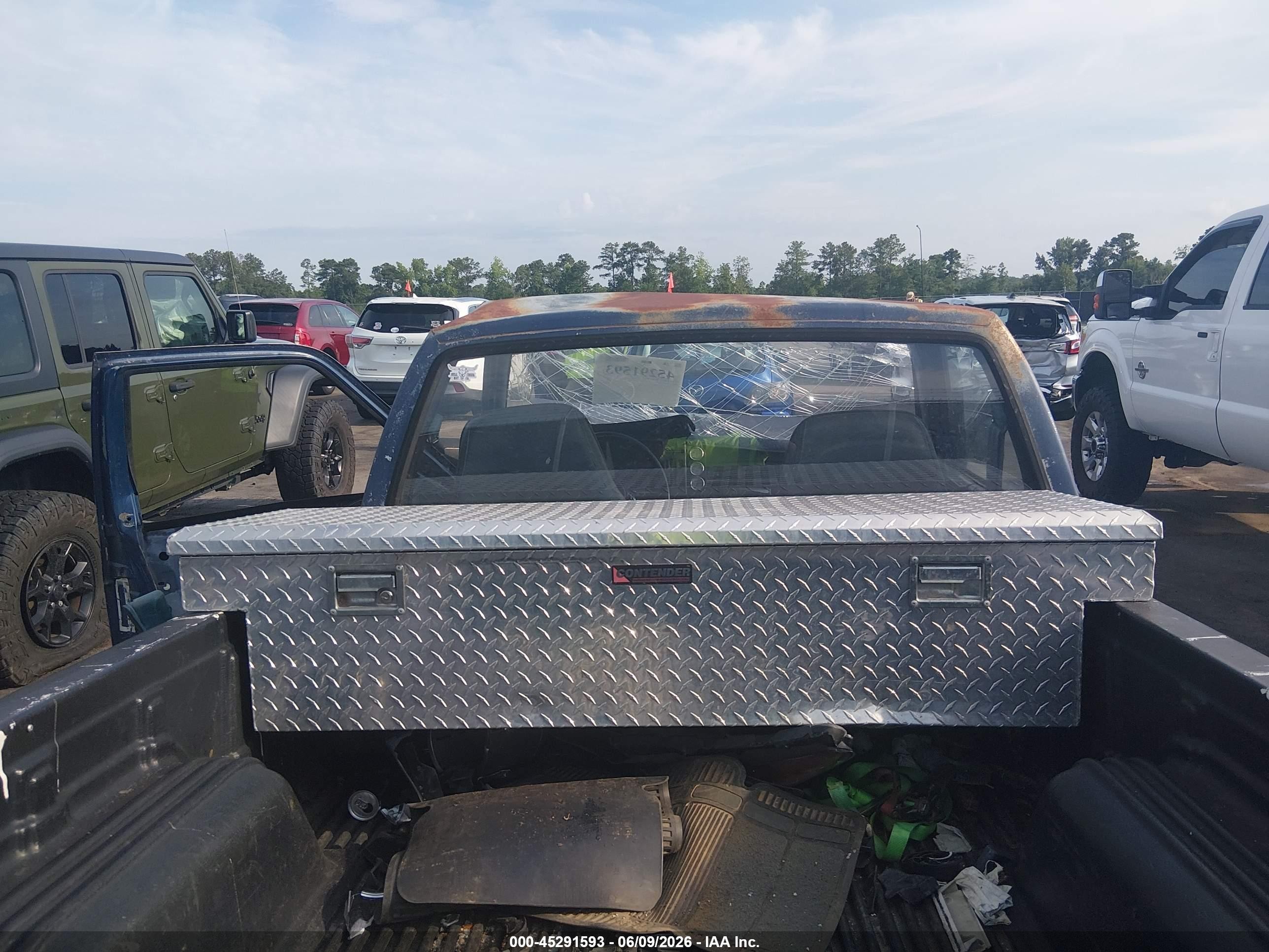 1989 Chevrolet S Truck S10 Blue vin: 1GCBS14E7K2104006