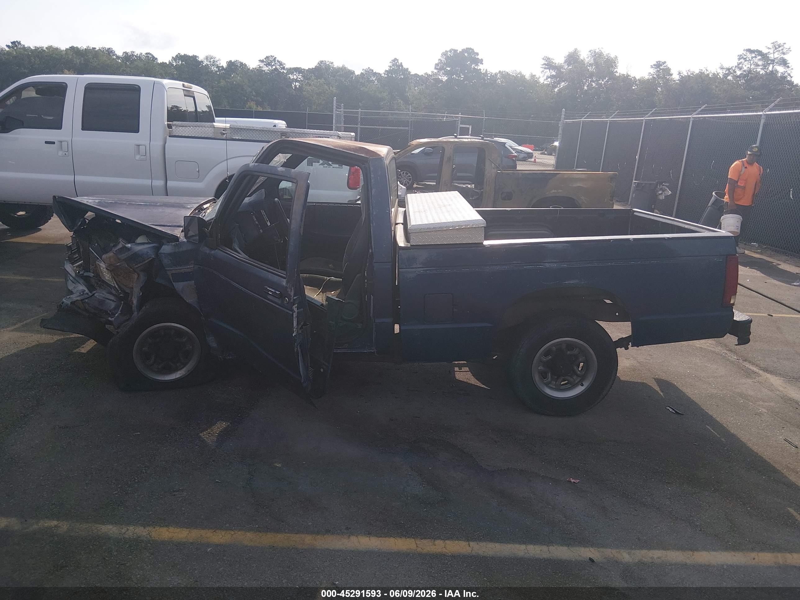 1989 Chevrolet S Truck S10 Blue vin: 1GCBS14E7K2104006