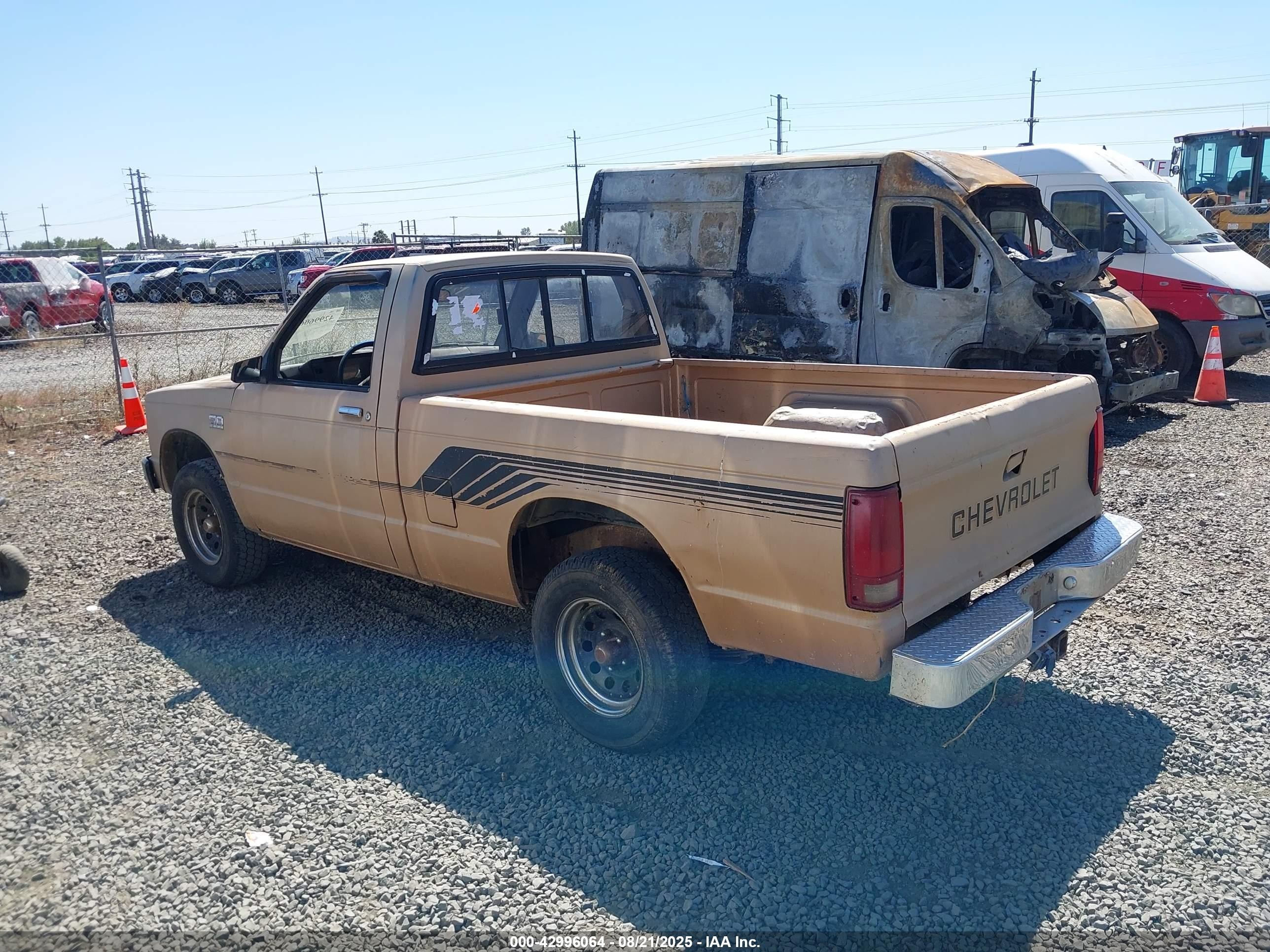 1987 Chevrolet S Truck S10 Dark Brown vin: 1GCBS14EXH2156271