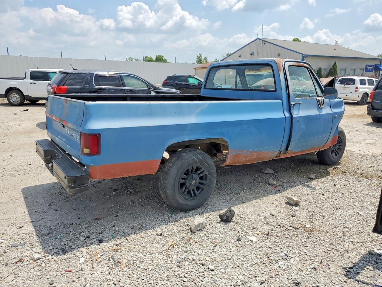1981 Chevrolet C10 Blue vin: 1GCCC14D9BS182084