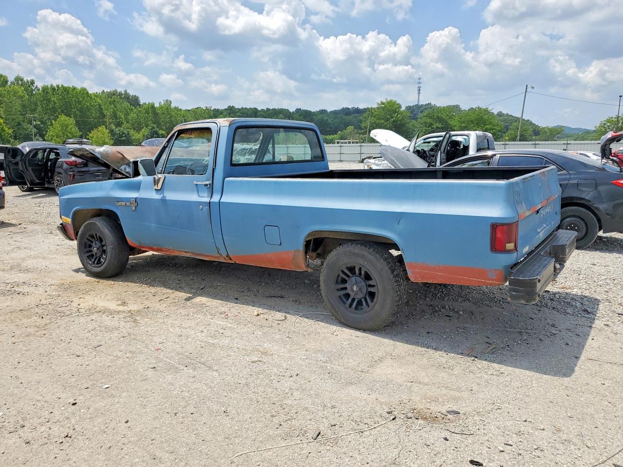 1981 Chevrolet C10 Blue vin: 1GCCC14D9BS182084