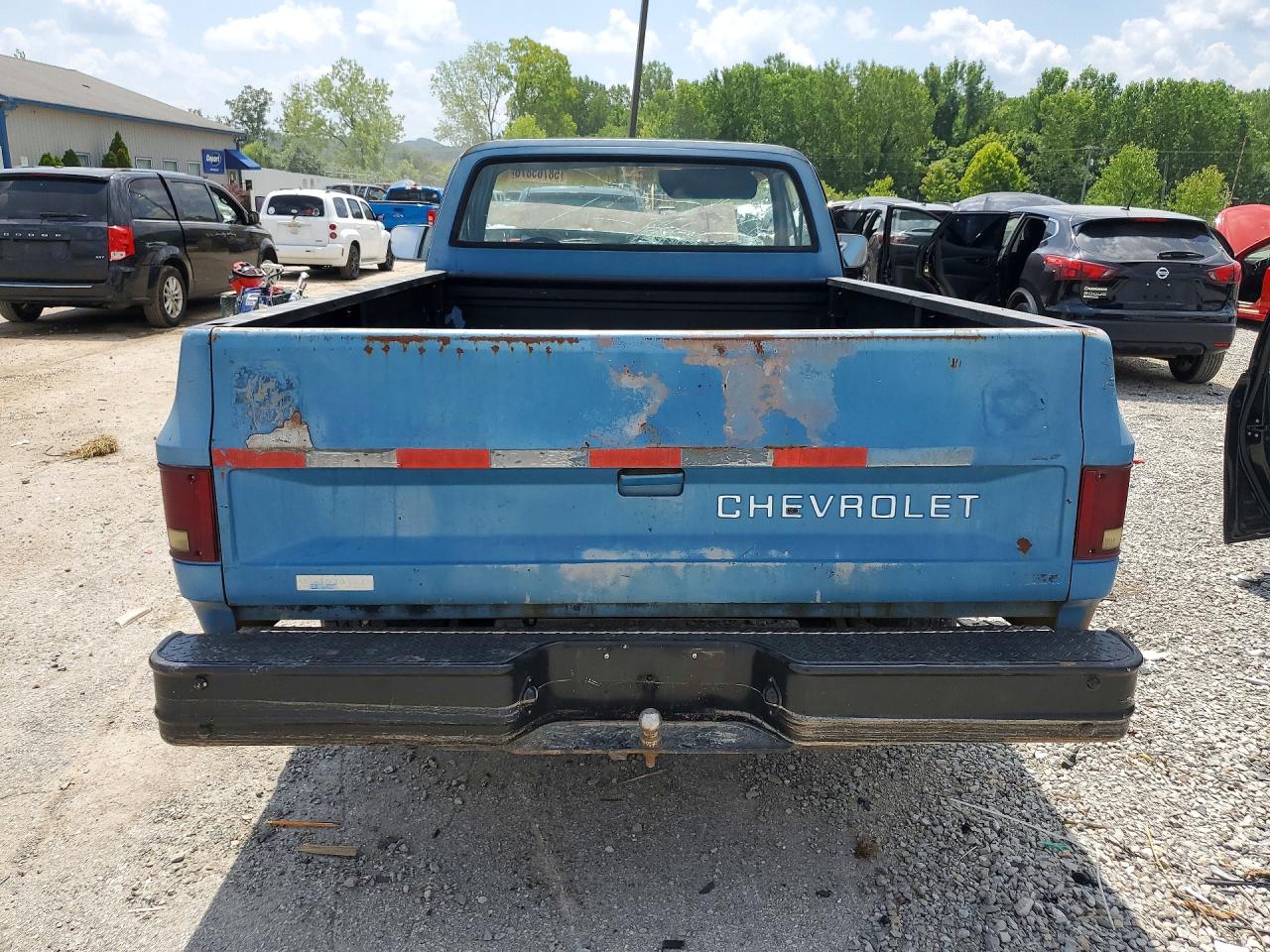 1981 Chevrolet C10 Blue vin: 1GCCC14D9BS182084
