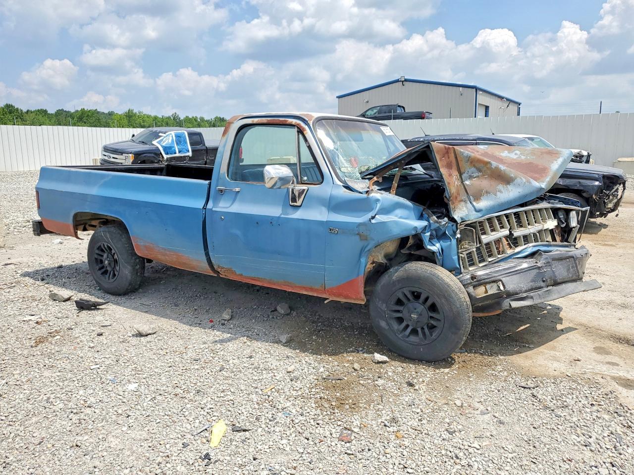 1981 Chevrolet C10 Blue vin: 1GCCC14D9BS182084