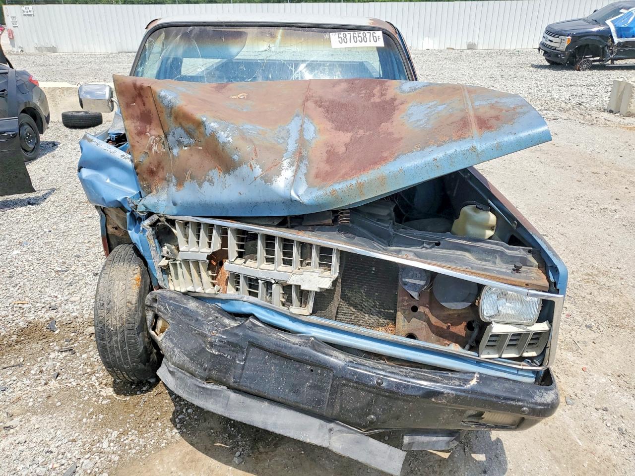 1981 Chevrolet C10 Blue vin: 1GCCC14D9BS182084