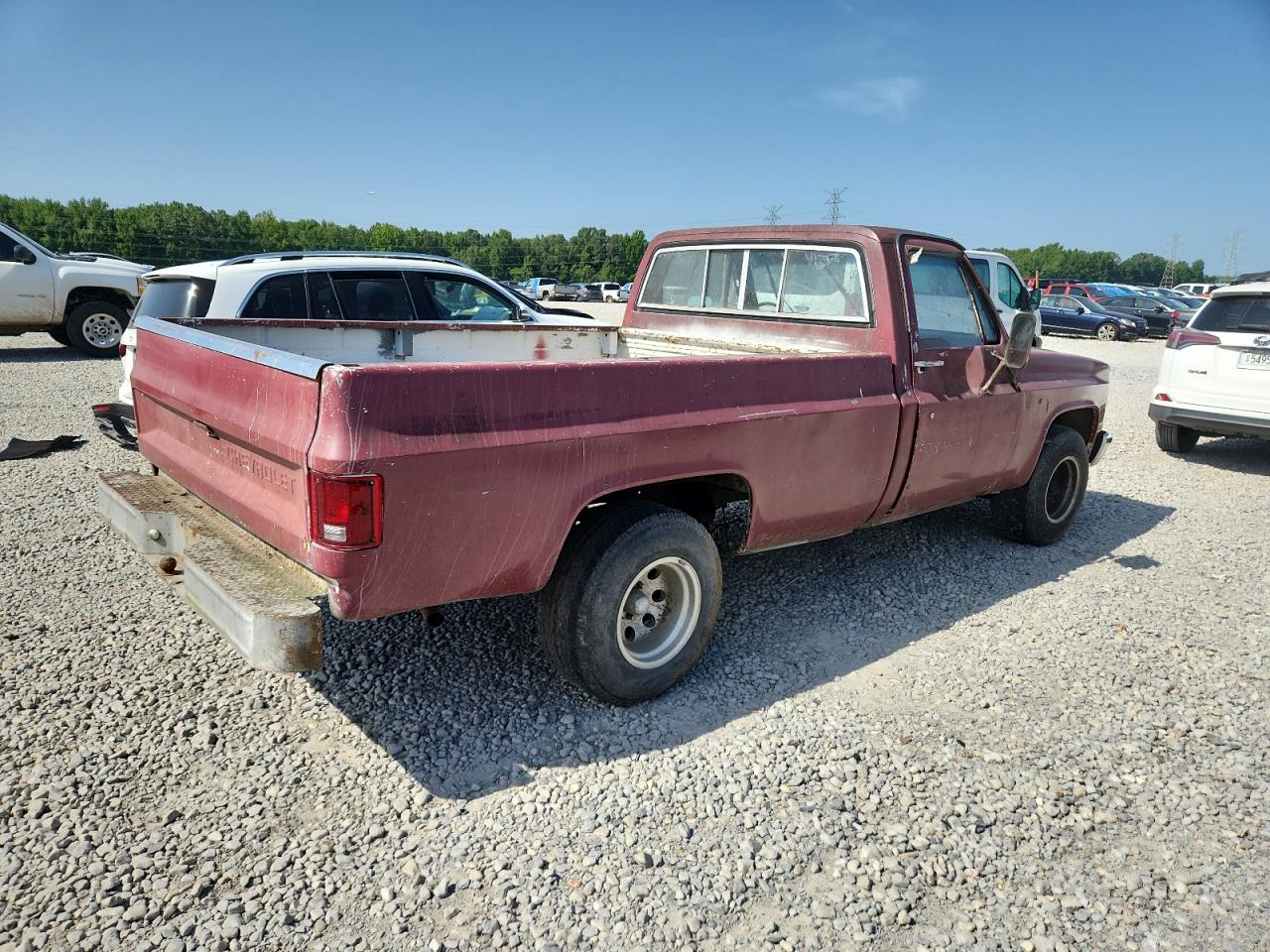 1982 Chevrolet C10 Maroon vin: 1GCCC14D9CS133937