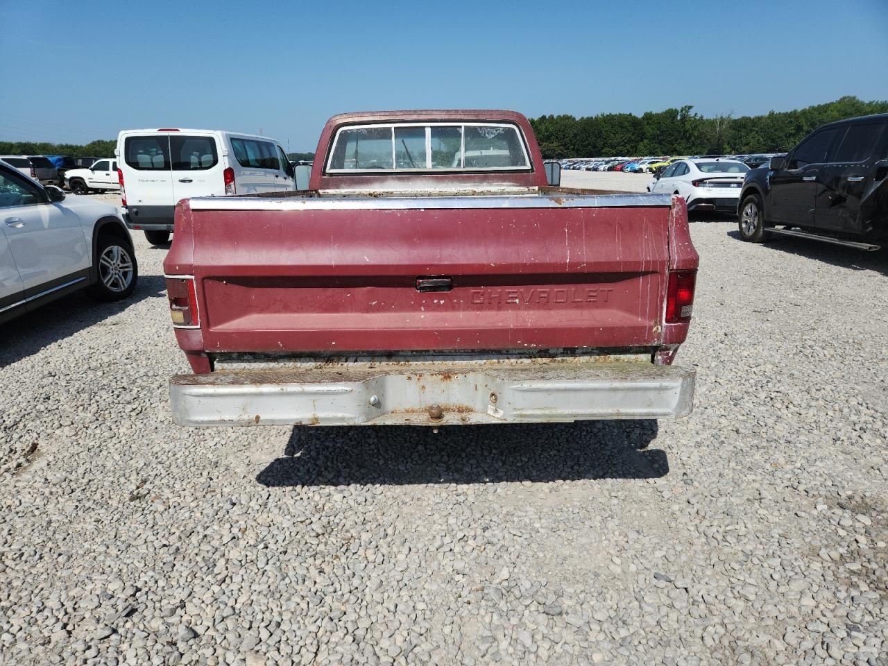 1982 Chevrolet C10 Maroon vin: 1GCCC14D9CS133937
