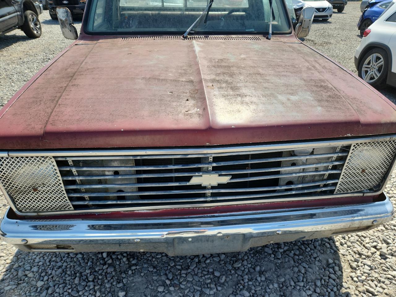 1982 Chevrolet C10 Maroon vin: 1GCCC14D9CS133937