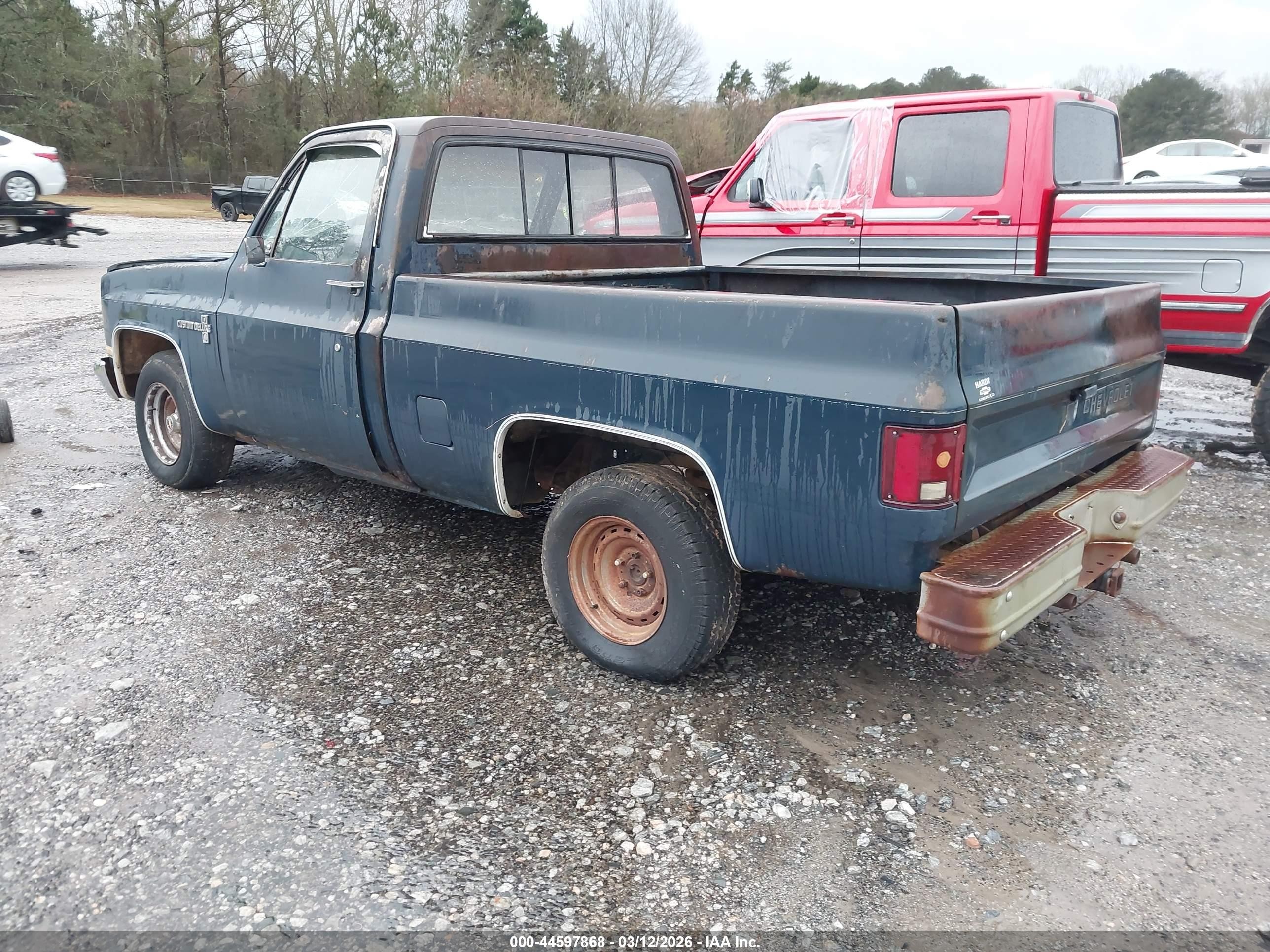 1984 Chevrolet C10   Синий vin: 1GCCC14H1EF367259