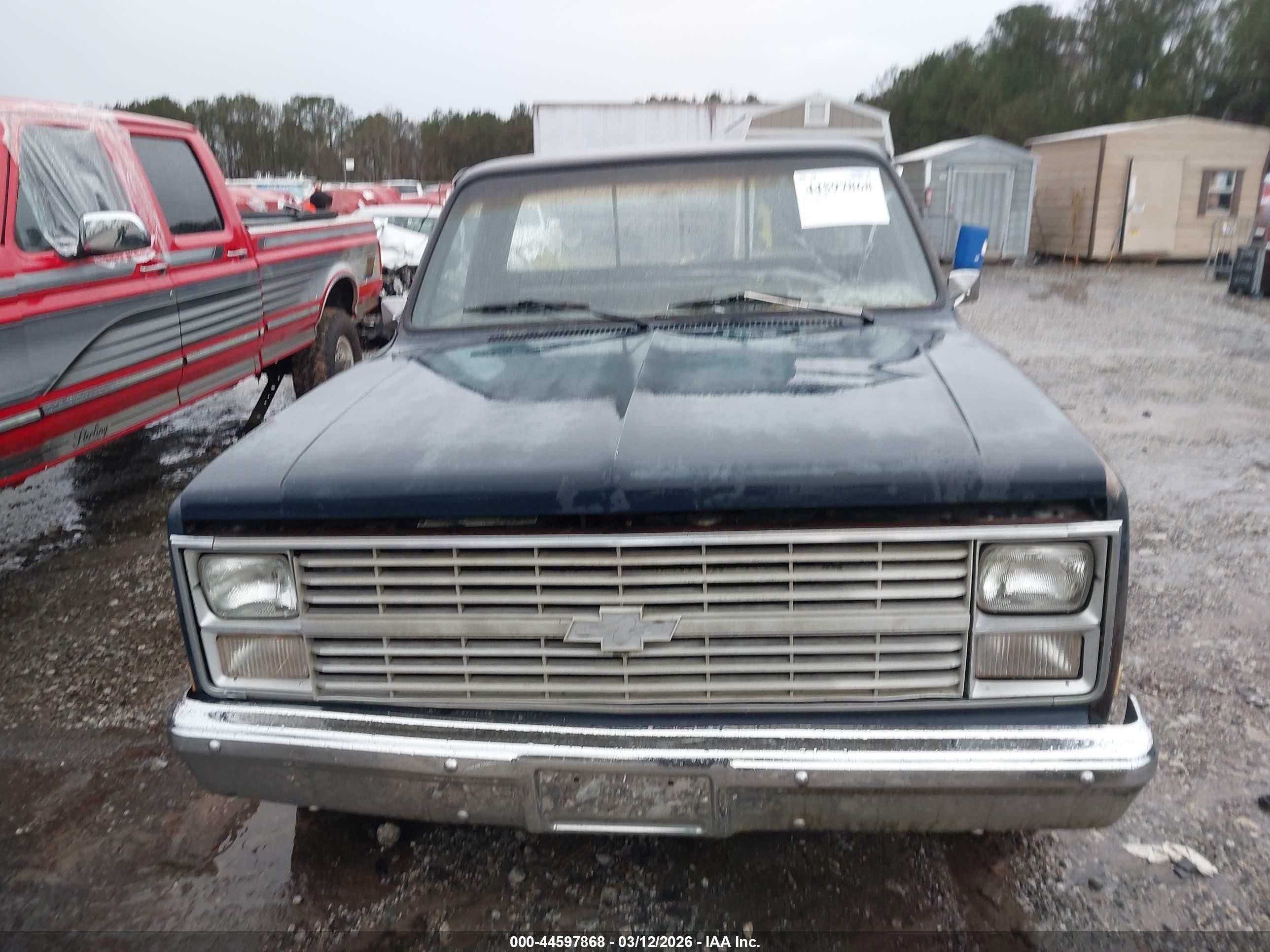 1984 Chevrolet C10   Синий vin: 1GCCC14H1EF367259