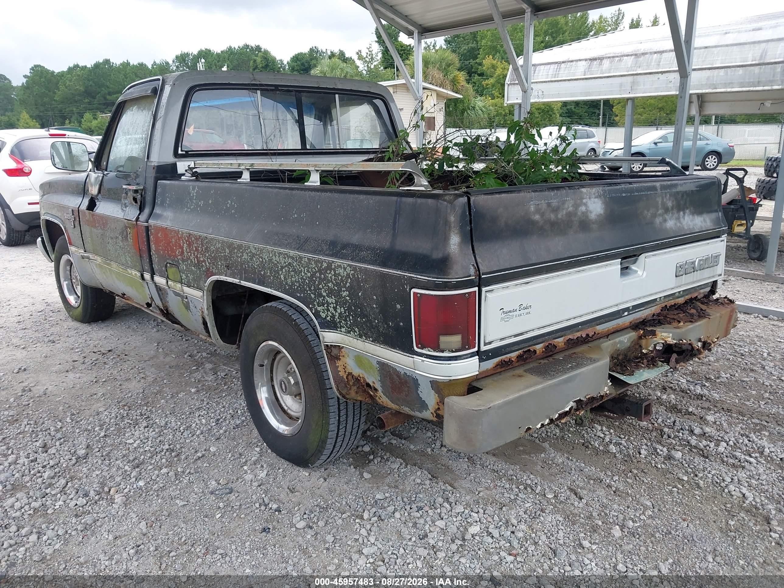 1984 Chevrolet C10   Black vin: 1GCCC14H3EF348826