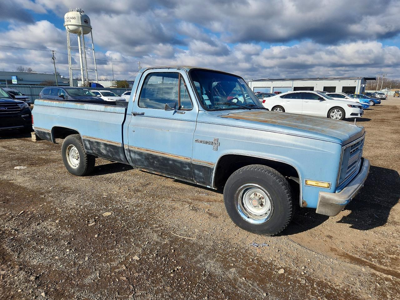 1987 Chevrolet R10 Blue vin: 1GCCR14H7HJ133451