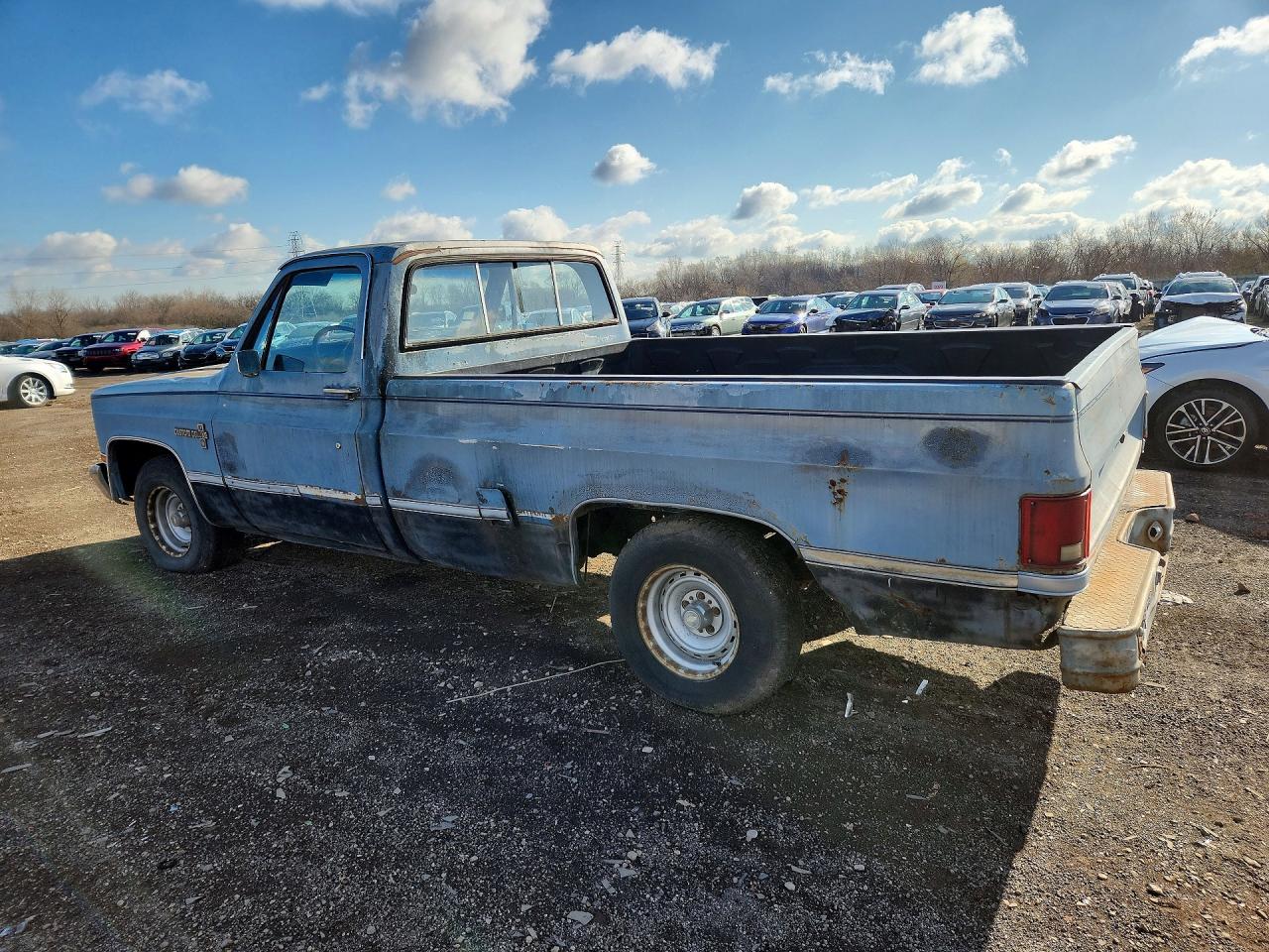 1987 Chevrolet R10 Blue vin: 1GCCR14H7HJ133451