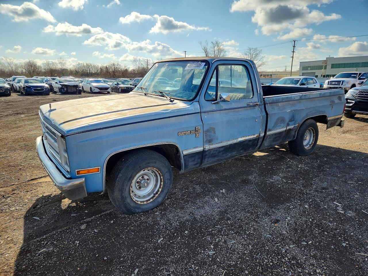1987 Chevrolet R10 Blue vin: 1GCCR14H7HJ133451