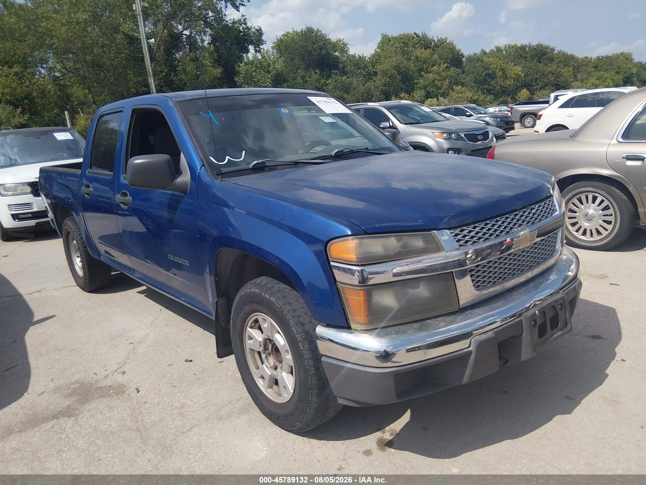 2005 Chevrolet Colorado Ls Blue vin: 1GCCS136058278175