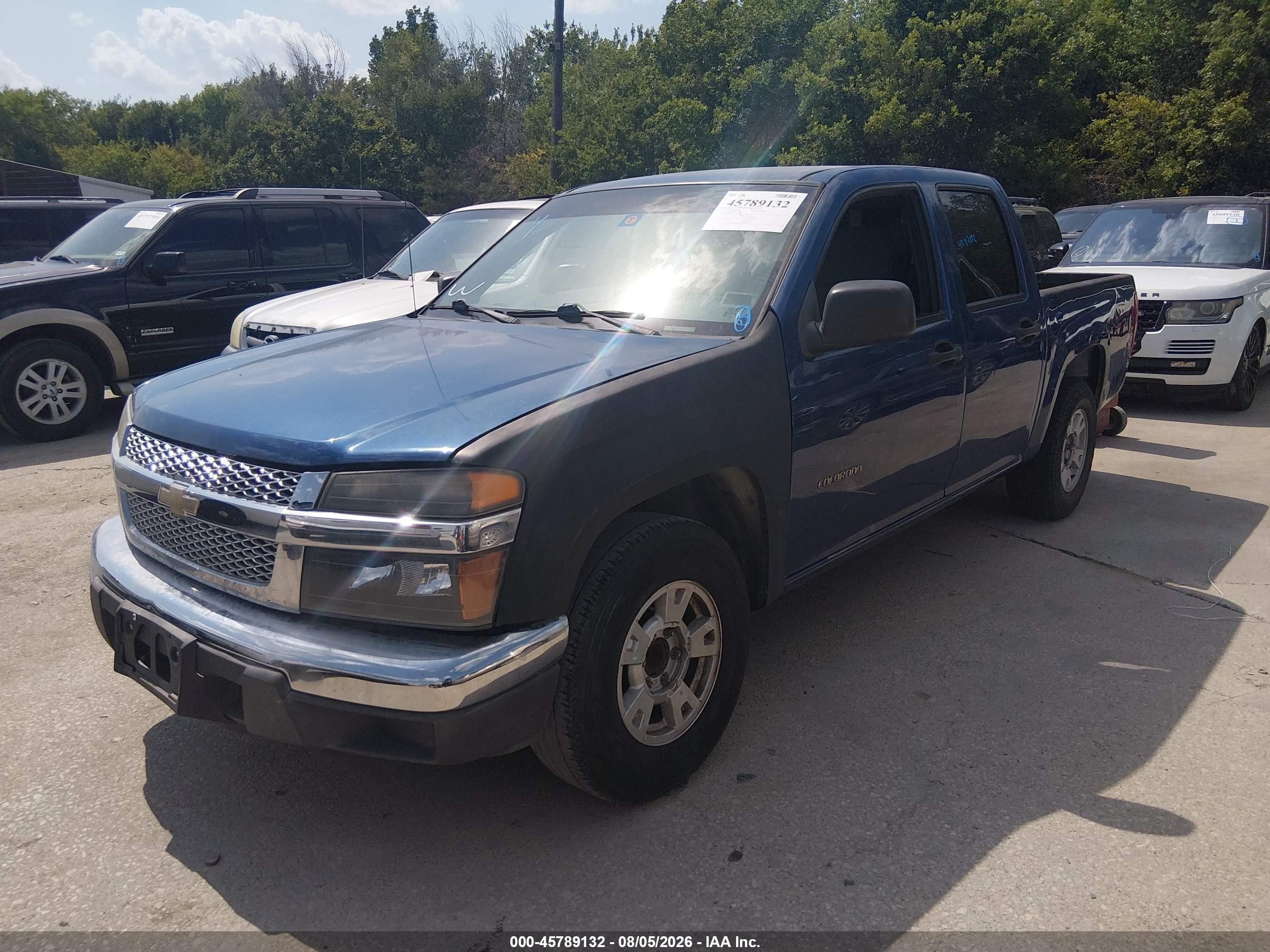 2005 Chevrolet Colorado Ls Blue vin: 1GCCS136058278175