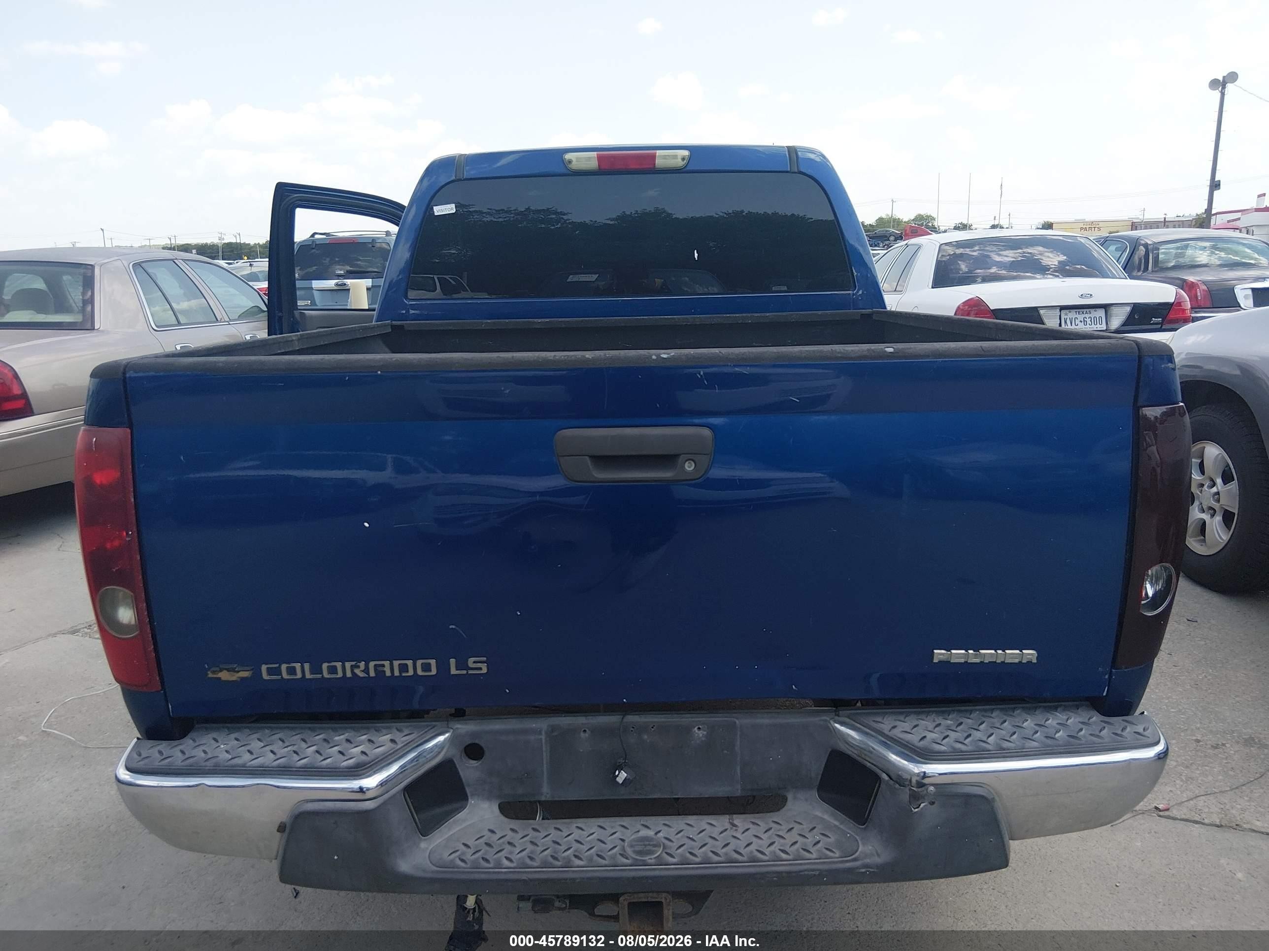 2005 Chevrolet Colorado Ls Blue vin: 1GCCS136058278175