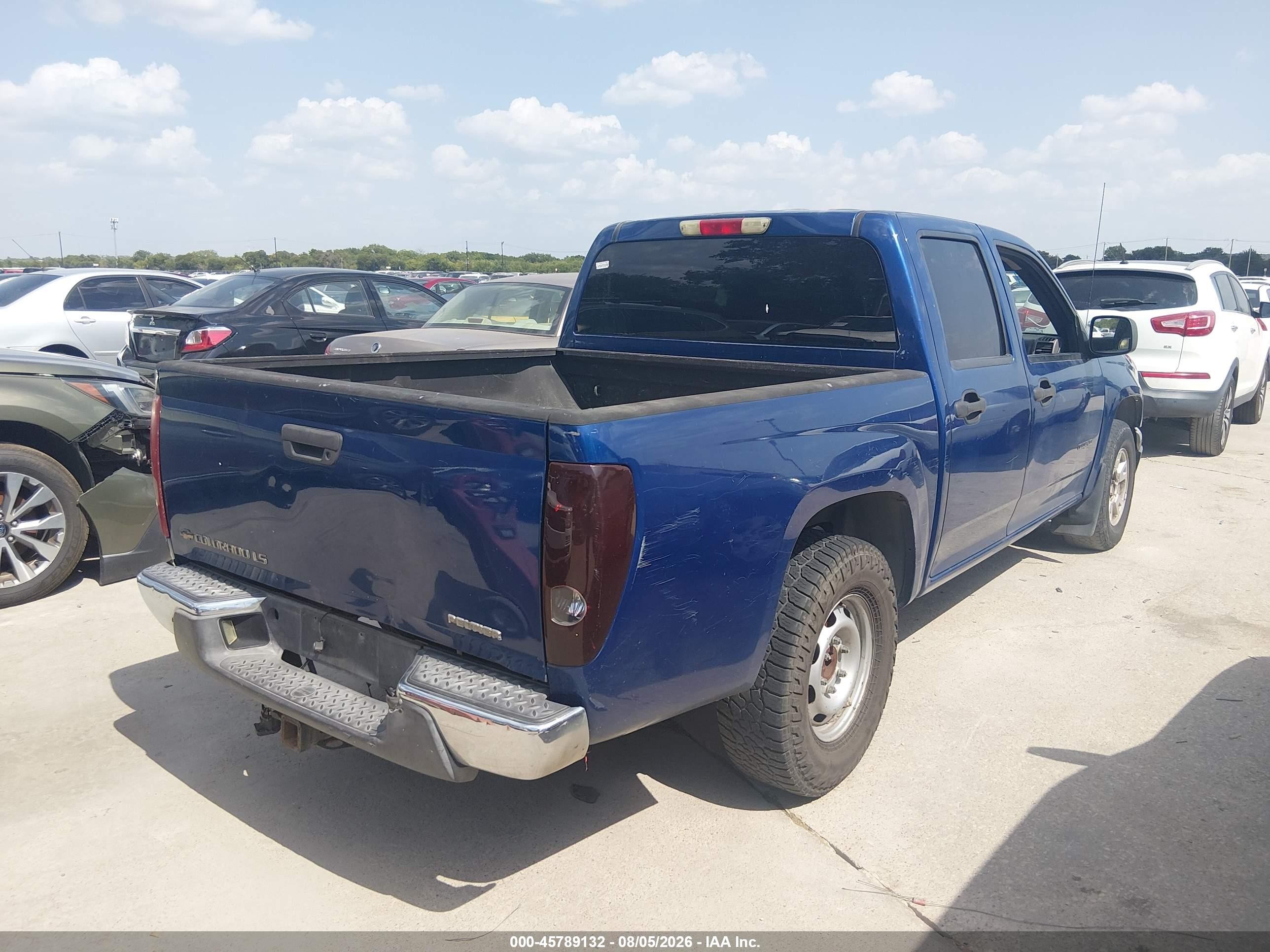2005 Chevrolet Colorado Ls Blue vin: 1GCCS136058278175