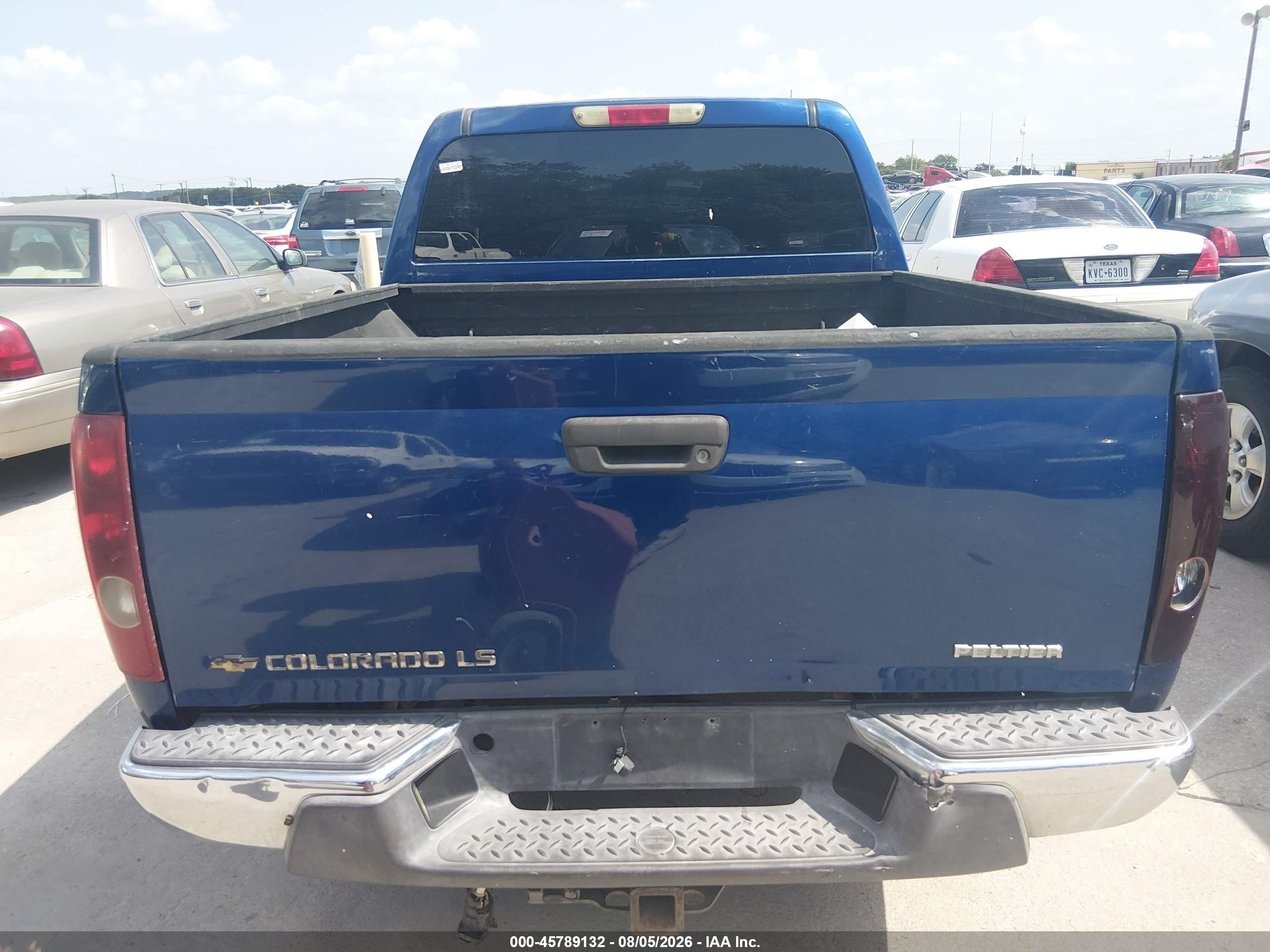 2005 Chevrolet Colorado Ls Blue vin: 1GCCS136058278175