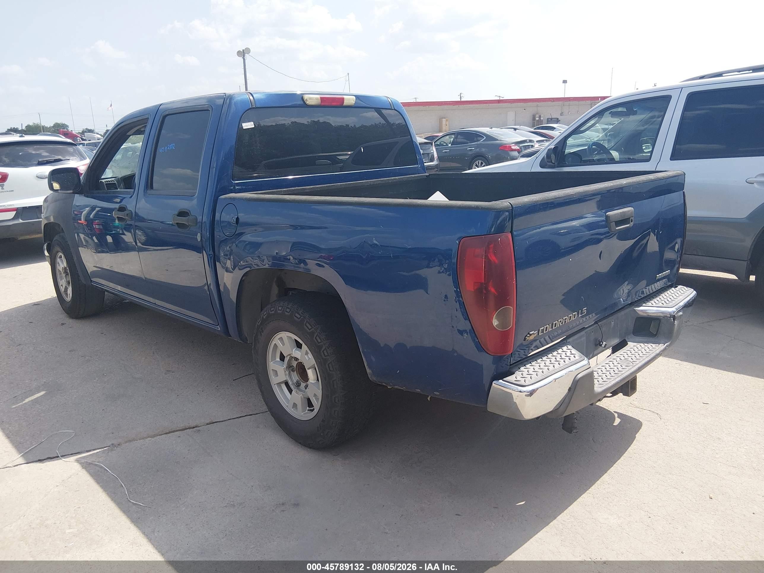 2005 Chevrolet Colorado Ls Blue vin: 1GCCS136058278175