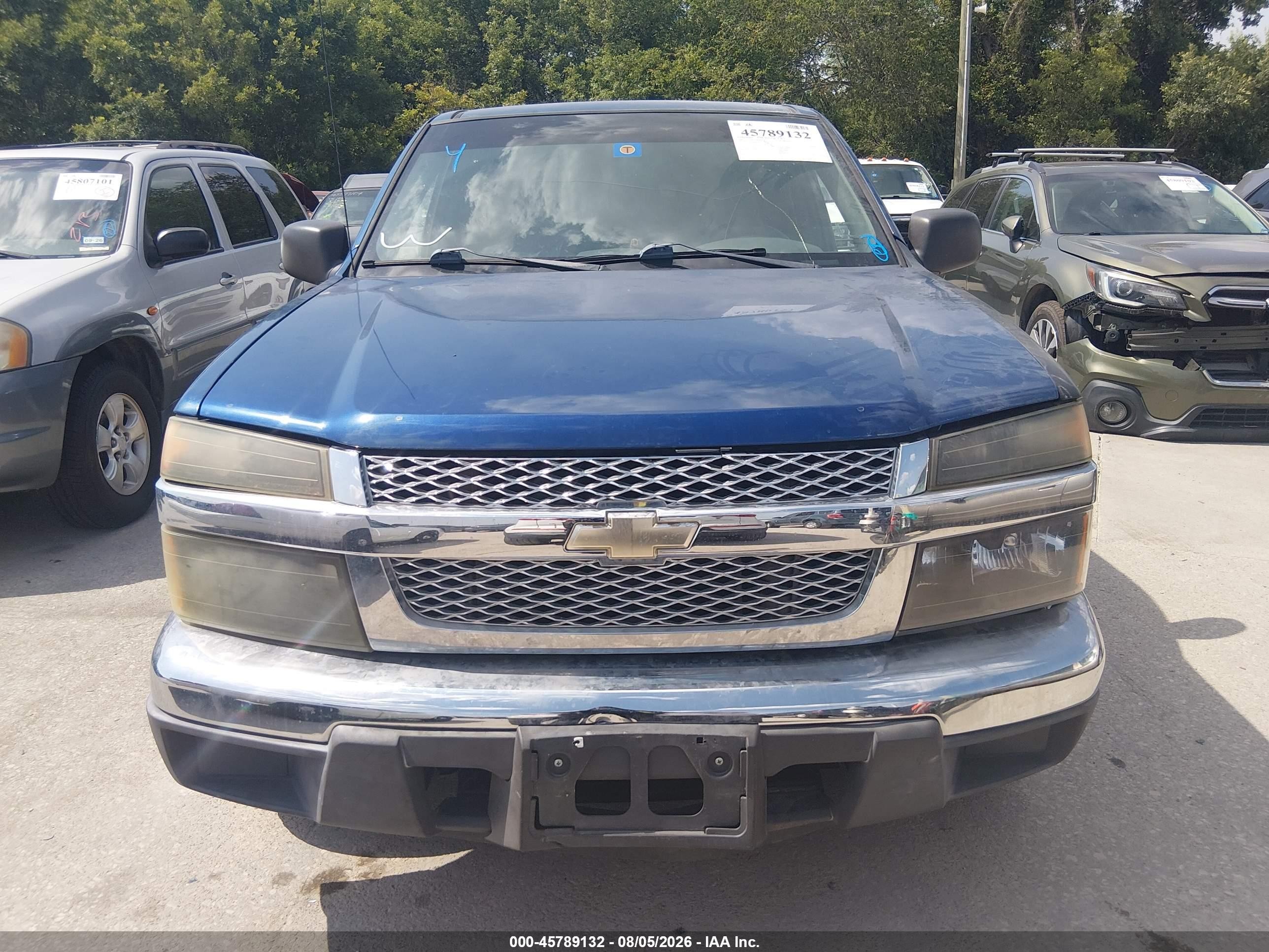 2005 Chevrolet Colorado Ls Blue vin: 1GCCS136058278175
