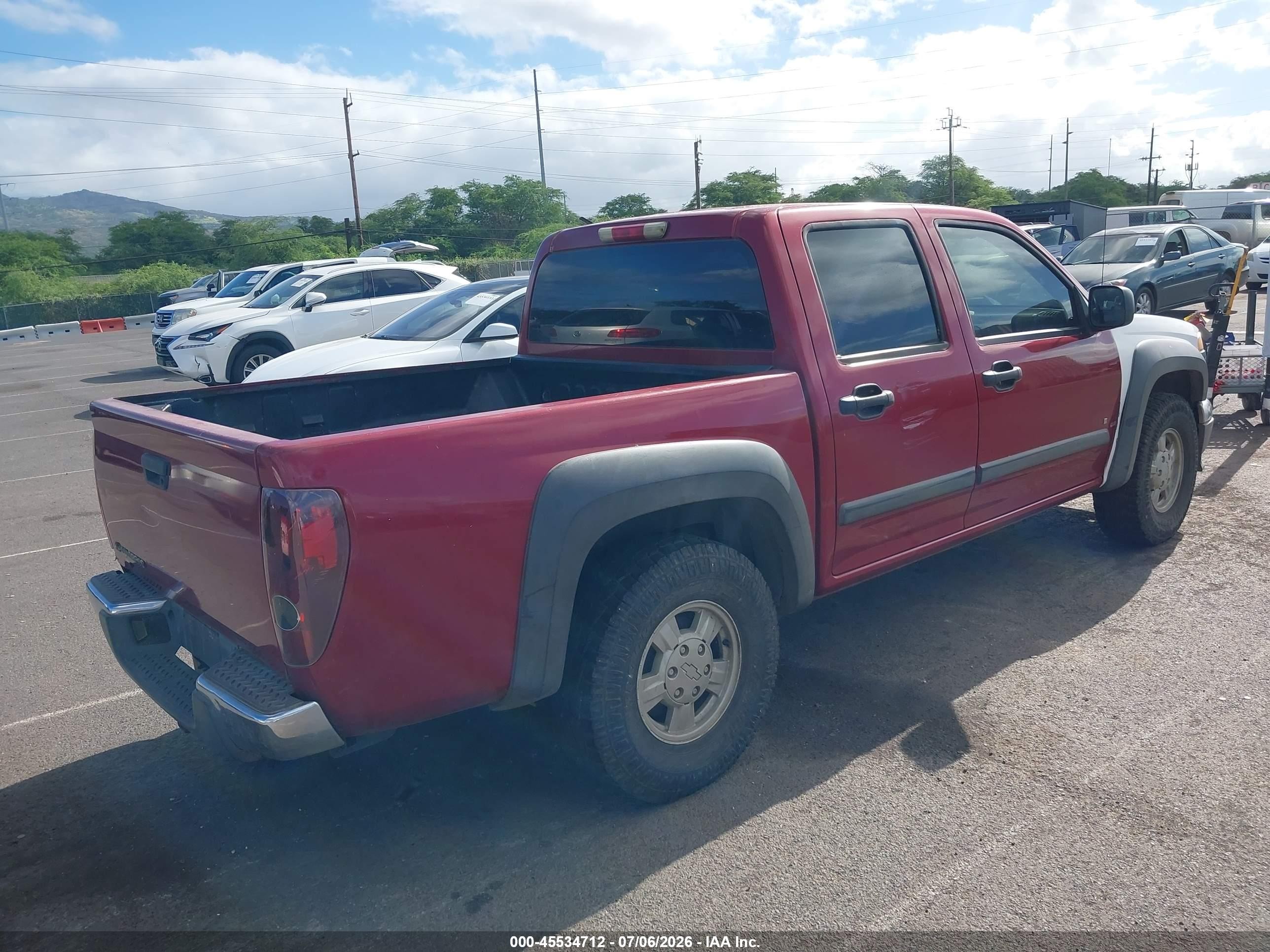 2006 Chevrolet Colorado Lt Красный vin: 1GCCS136068127855