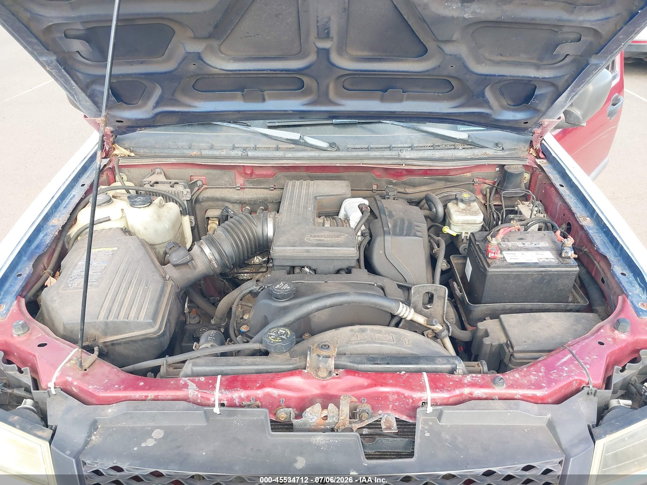 2006 Chevrolet Colorado Lt Красный vin: 1GCCS136068127855