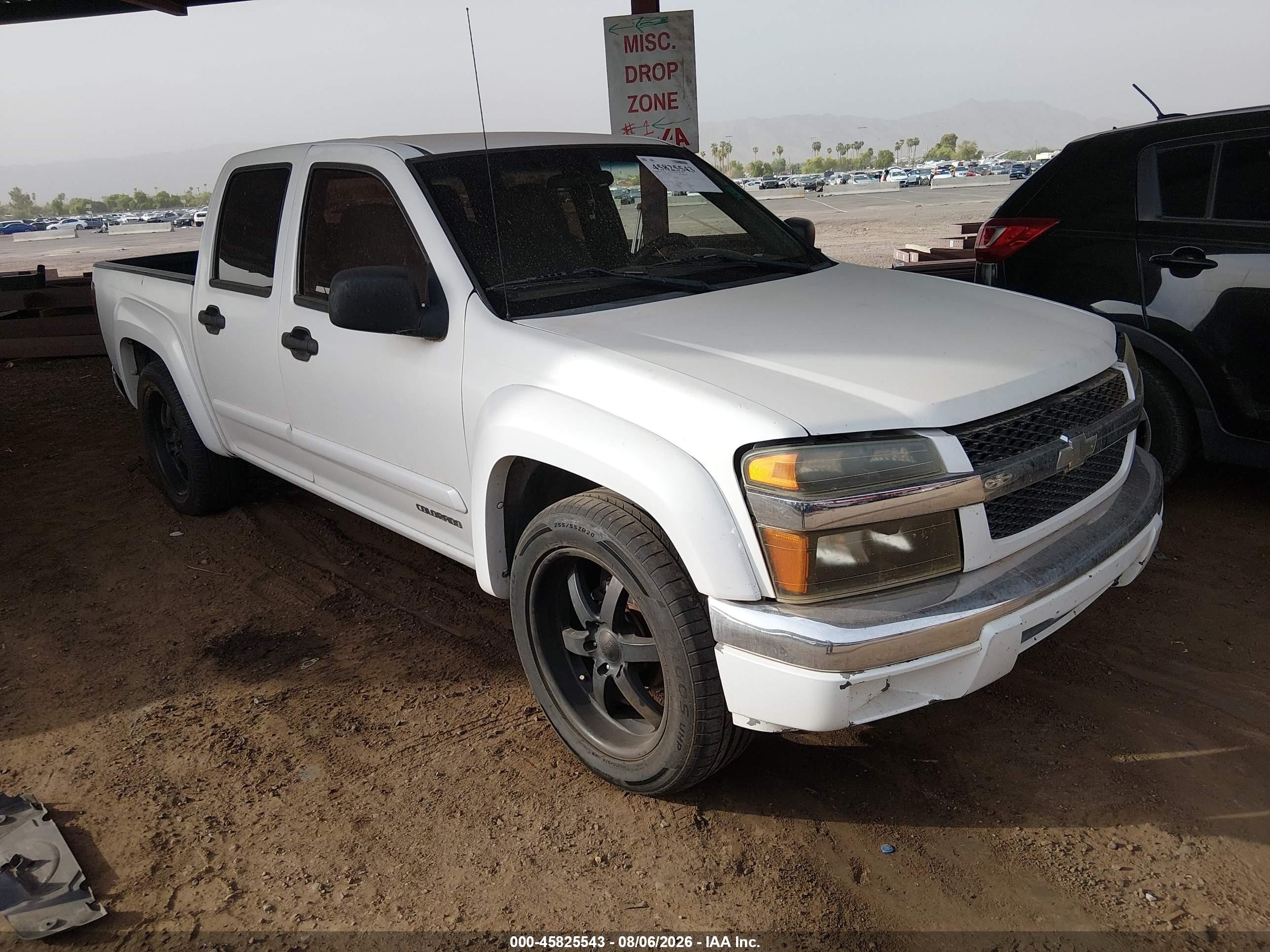 2005 Chevrolet Colorado Ls White vin: 1GCCS136258139827