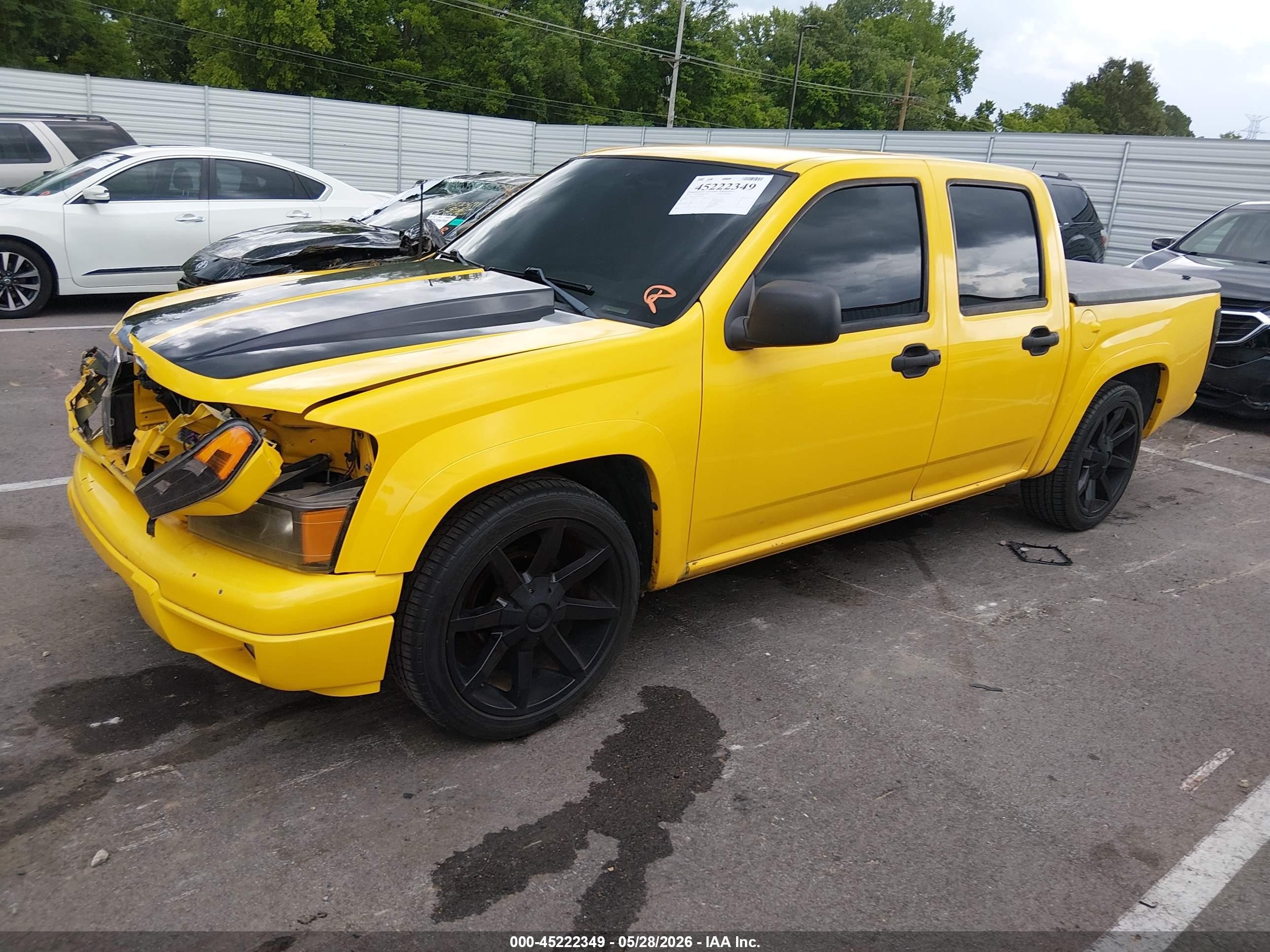 2005 Chevrolet Colorado Ls Yellow vin: 1GCCS136258269056