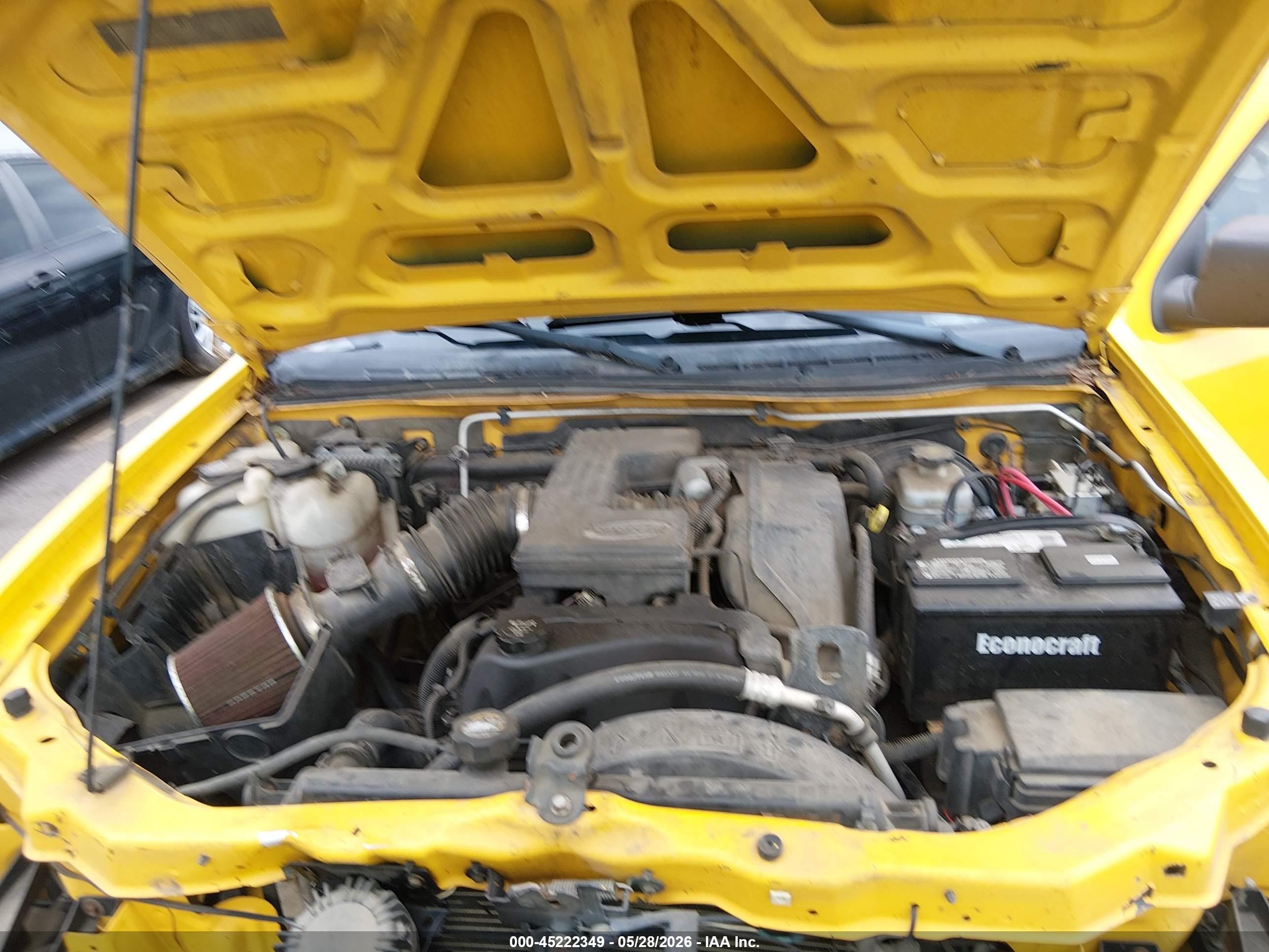 2005 Chevrolet Colorado Ls Yellow vin: 1GCCS136258269056