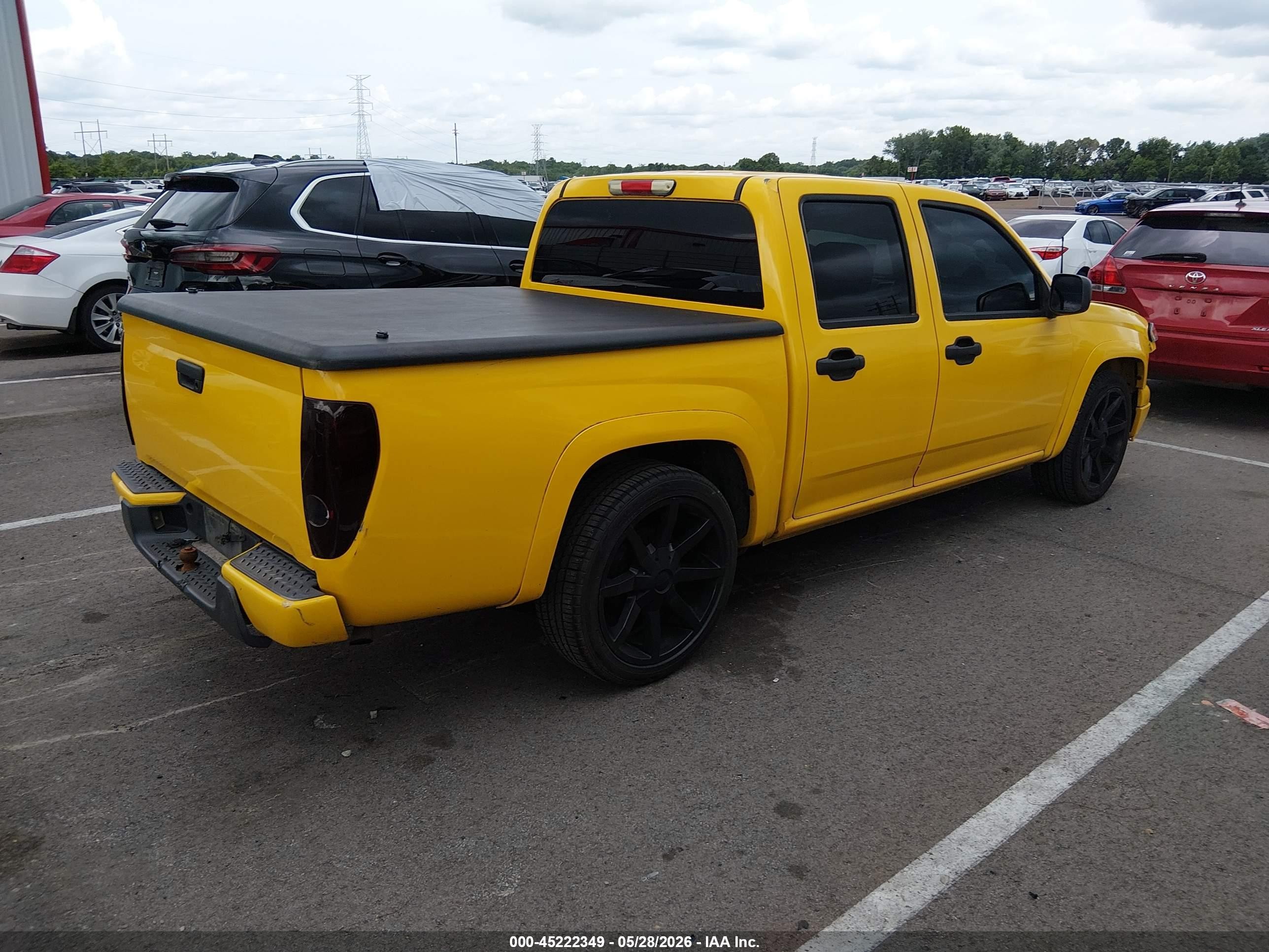 2005 Chevrolet Colorado Ls Yellow vin: 1GCCS136258269056