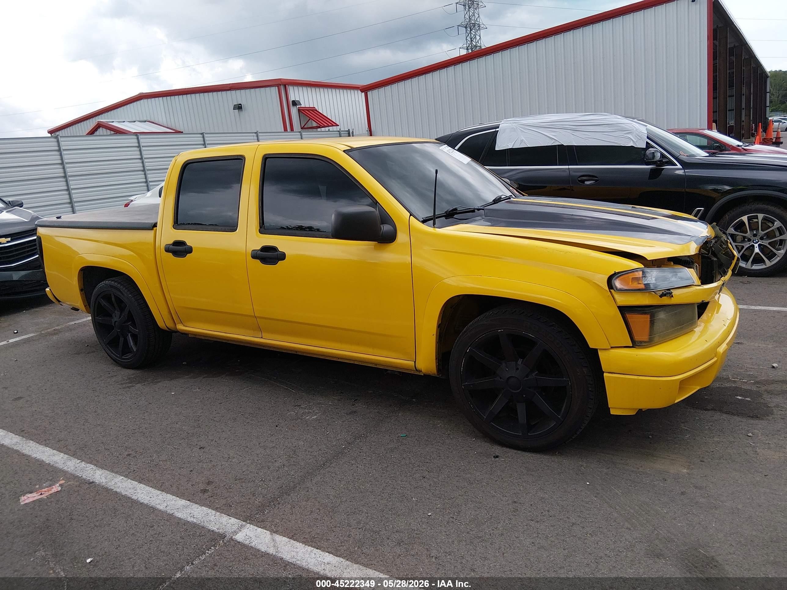 2005 Chevrolet Colorado Ls Yellow vin: 1GCCS136258269056