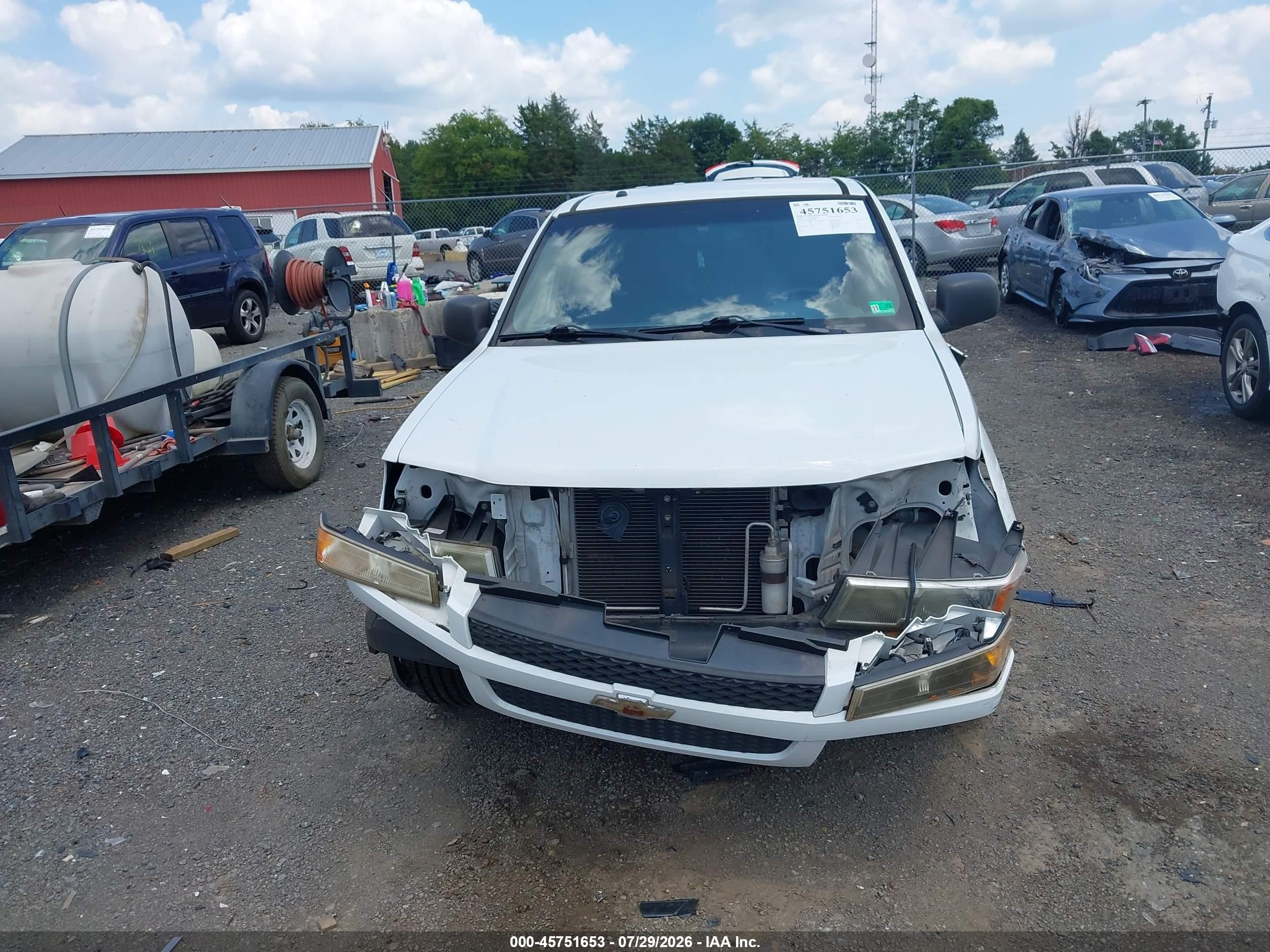 2006 Chevrolet Colorado Lt White vin: 1GCCS136268321979