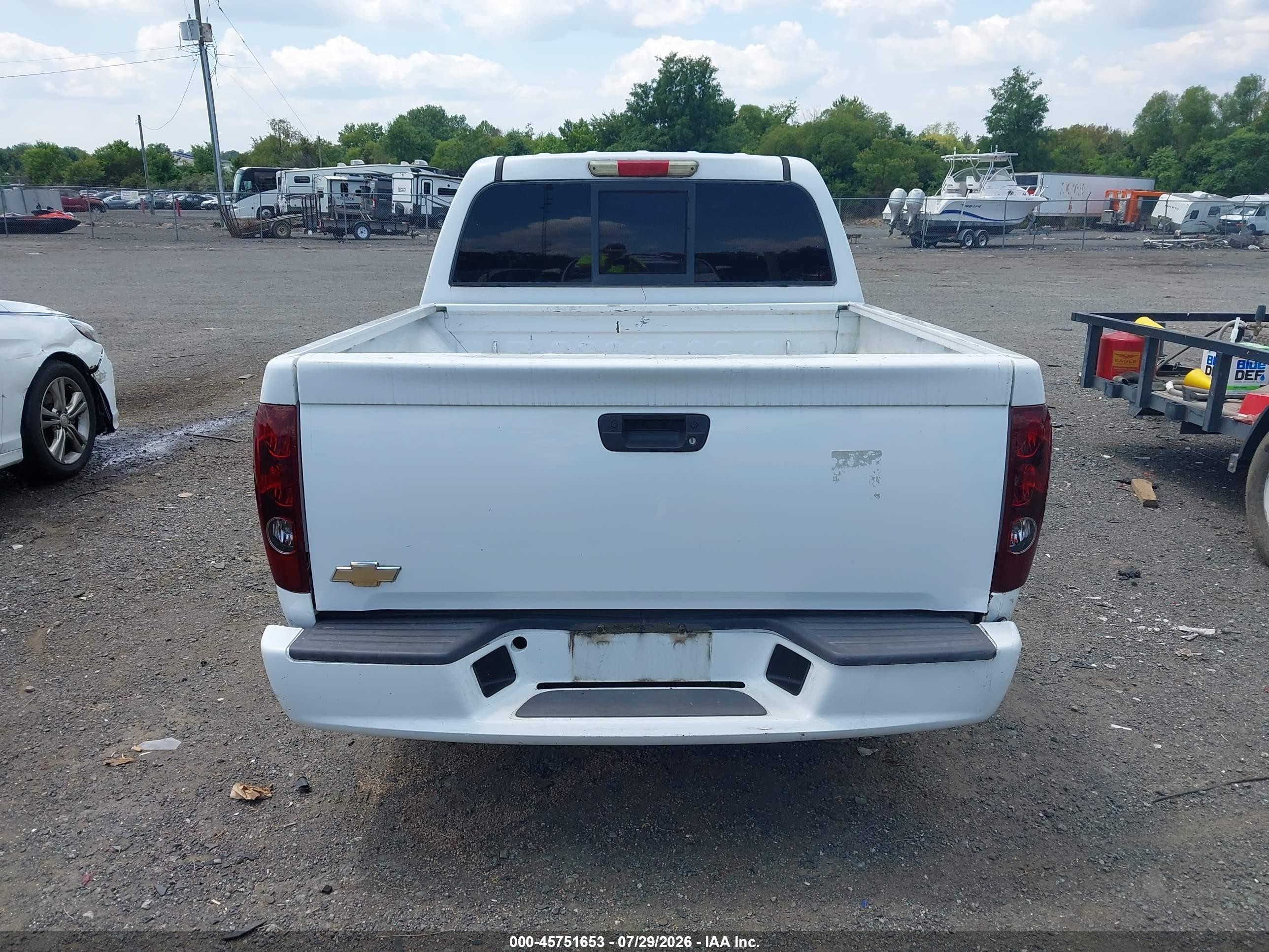 2006 Chevrolet Colorado Lt White vin: 1GCCS136268321979