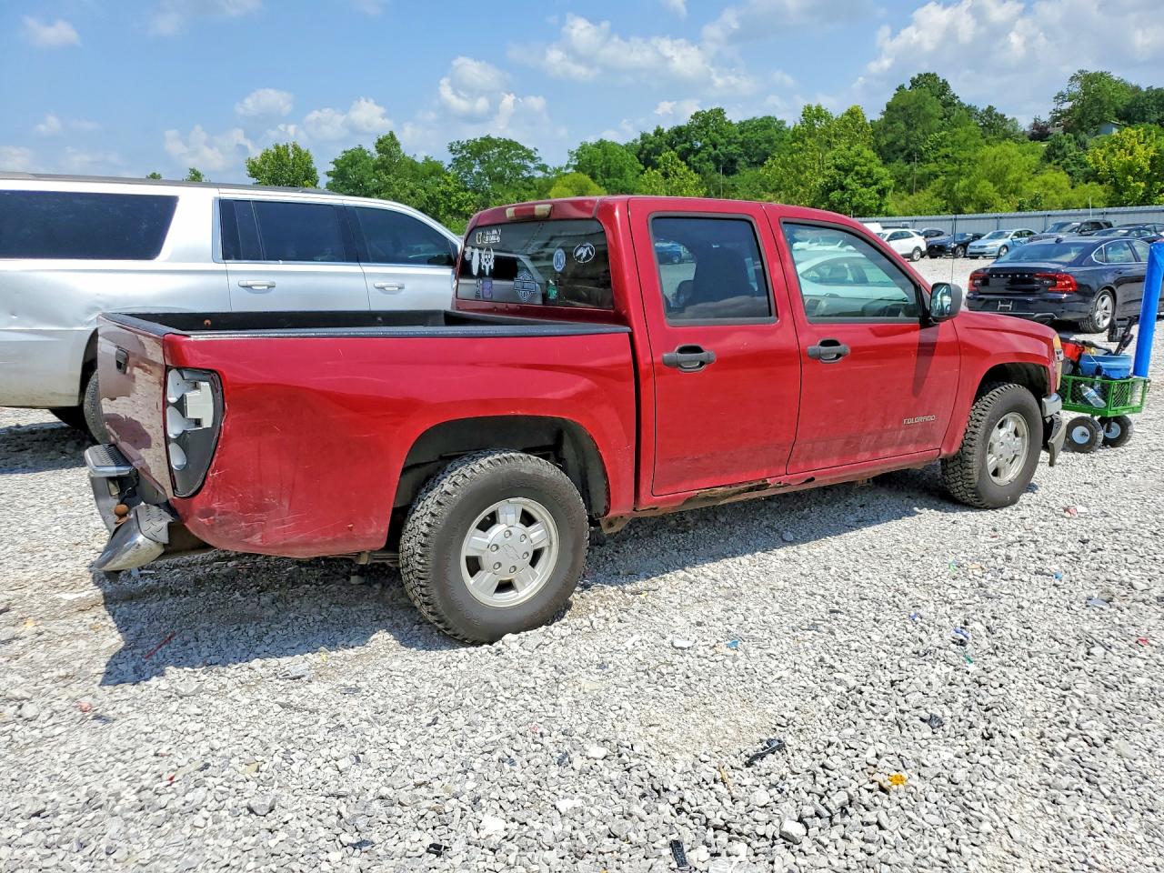 2005 Chevrolet Colorado Red vin: 1GCCS136358127945
